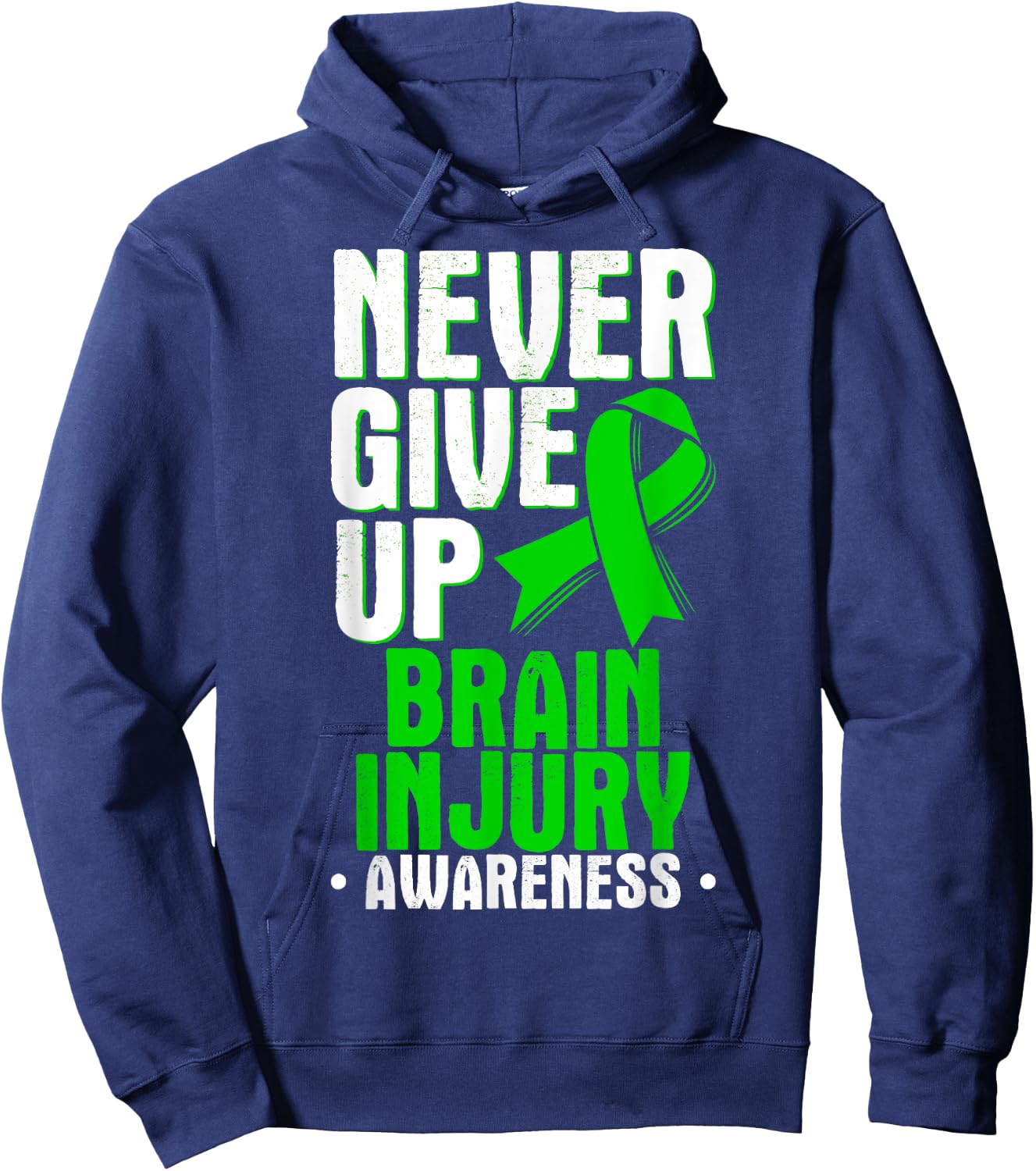 TBI Intracranial Injury - Brain Trauma Survivor Hoodie - Hoodie | Navy