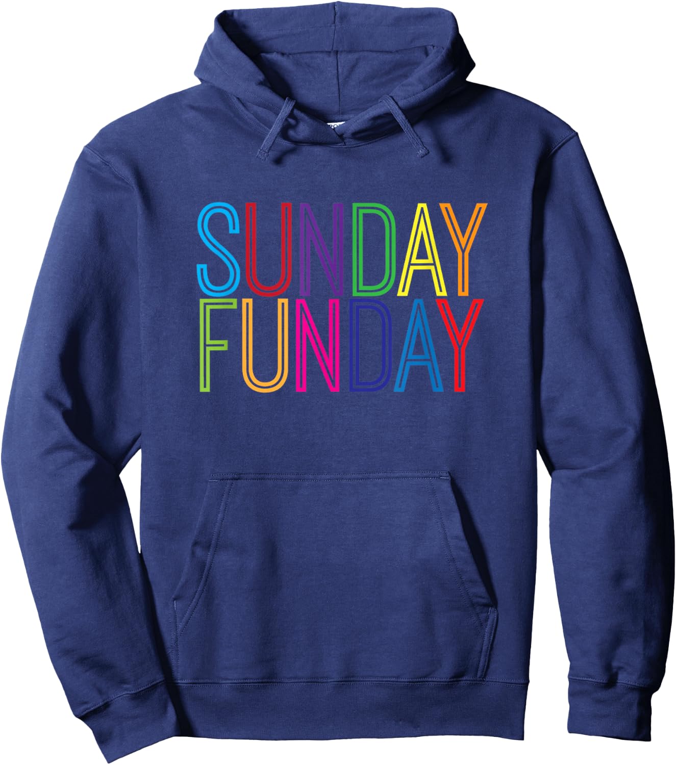 Sunday Funday T shirt Hoodie - Hoodie | Navy
