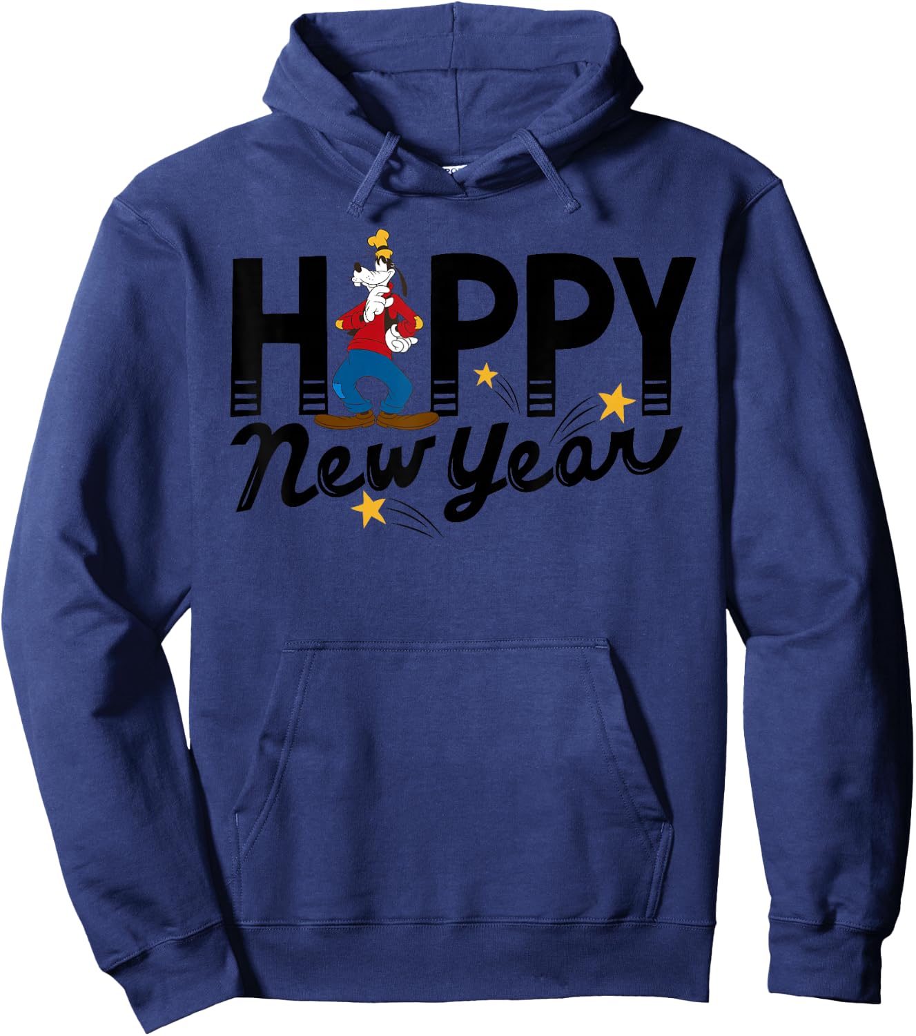 Disney Vintage Goofy Happy New Year Hoodie - Hoodie | Navy