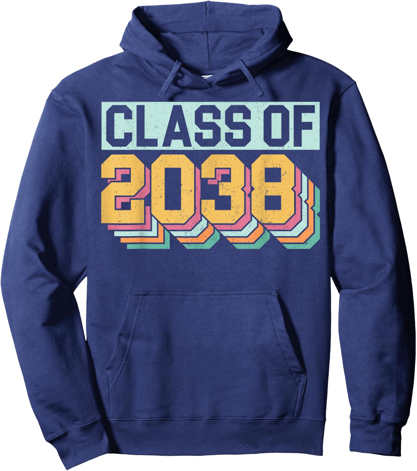Class Of 2038 Future Graduates Design Funny Pre K Graduation Hoodie - Hoodie | Navy