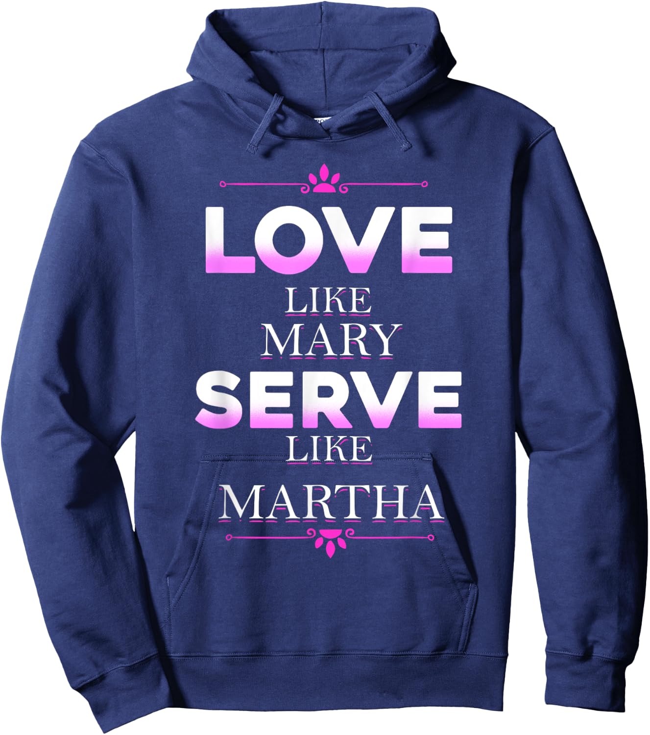 Catholic Shirt - Virgin Mary Shirt - Martha Shirt Hoodie - Hoodie | Navy