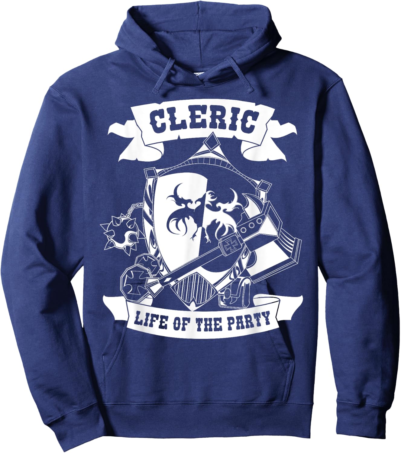 Cleric Life of the Party T Shirt , Women, and Kids Hoodie - Hoodie | Navy