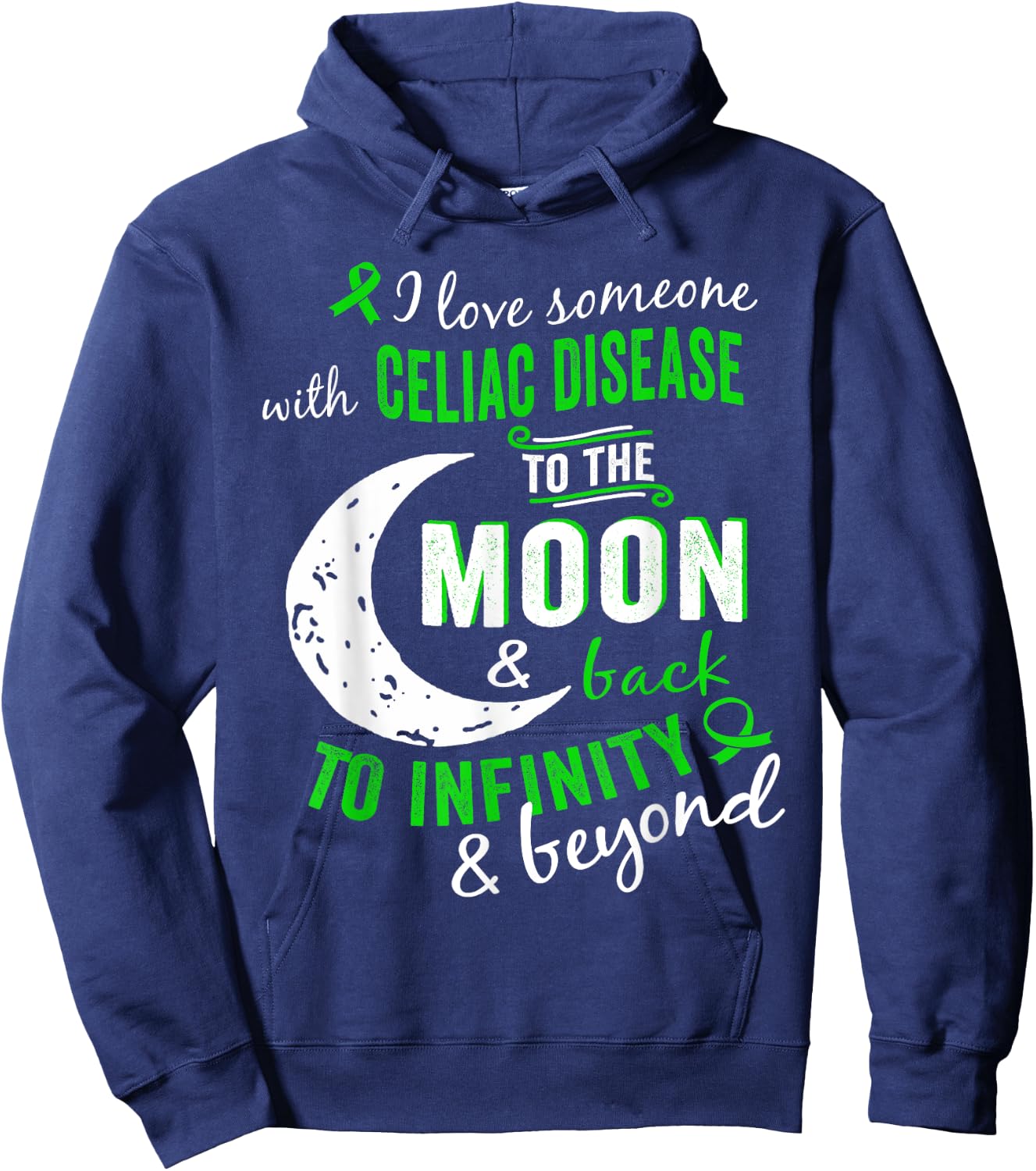 Celiac Disease Shirt - Celiac Disease Awareness Shirt Hoodie - Hoodie | Navy
