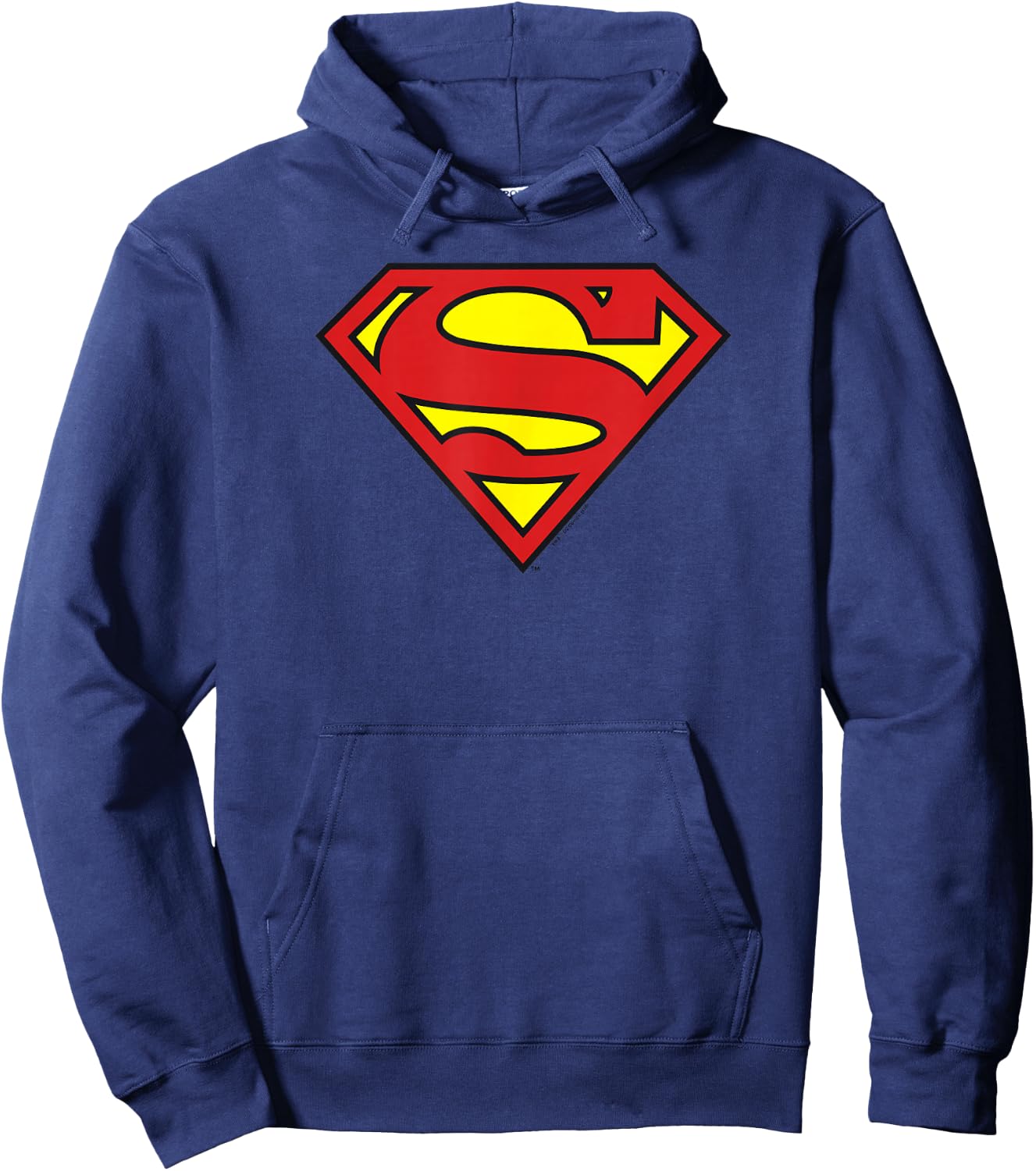 Superman Classic Logo Hoodie - Hoodie | Navy