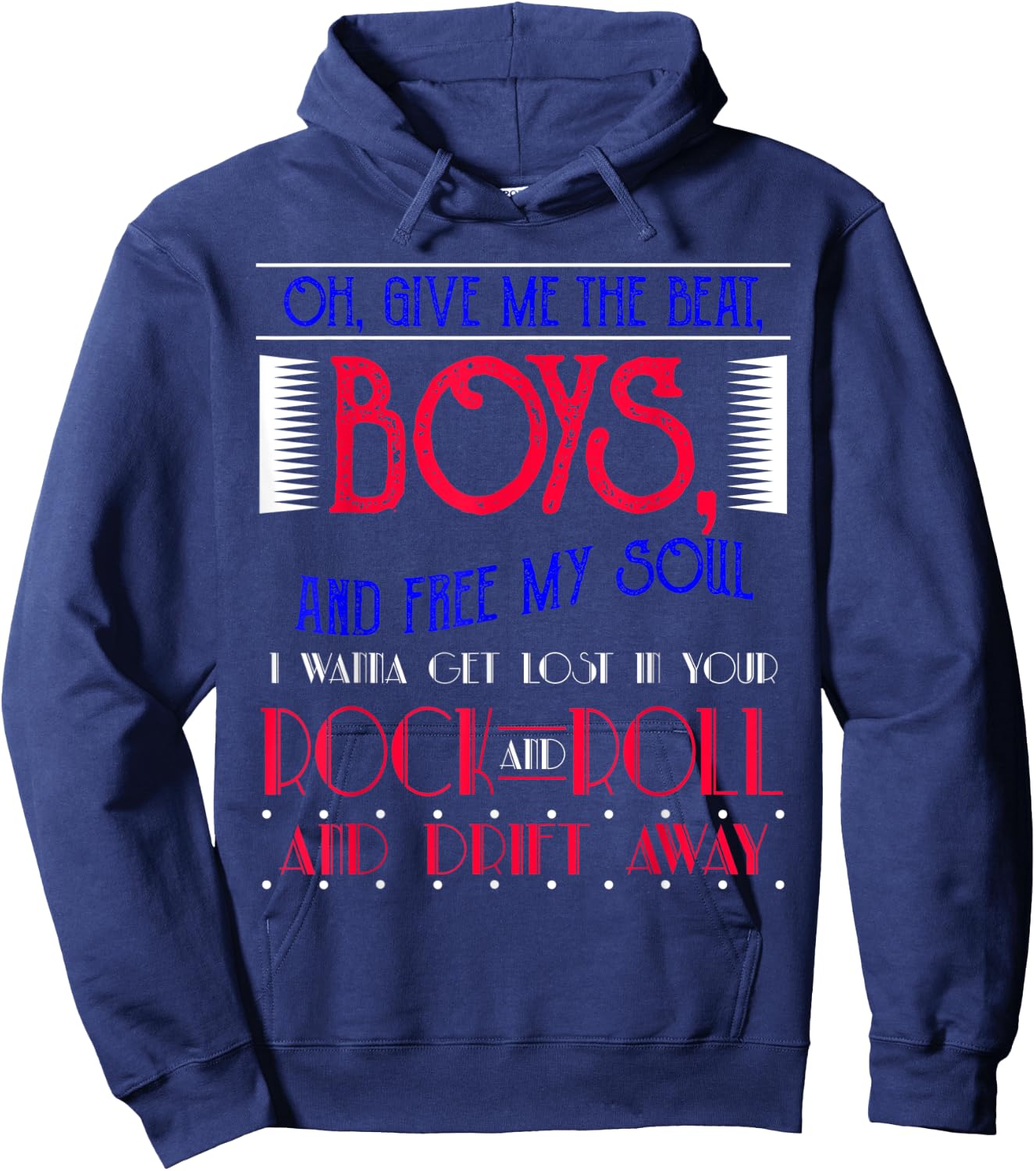 LyricVerse - DRIFT AWAY Hoodie - Hoodie | Navy
