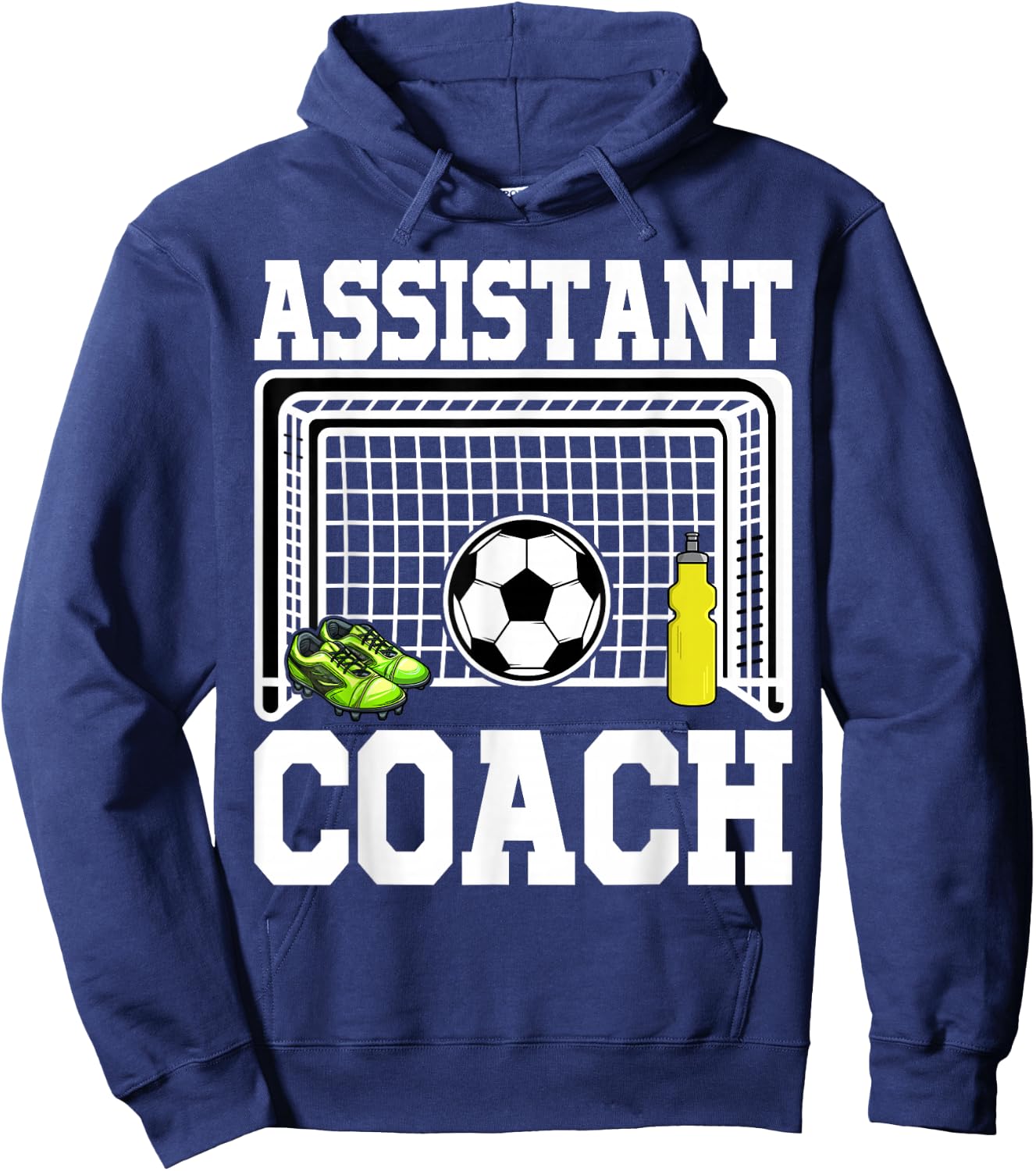 Assistant Soccer Coach Hoodie - Hoodie | Navy