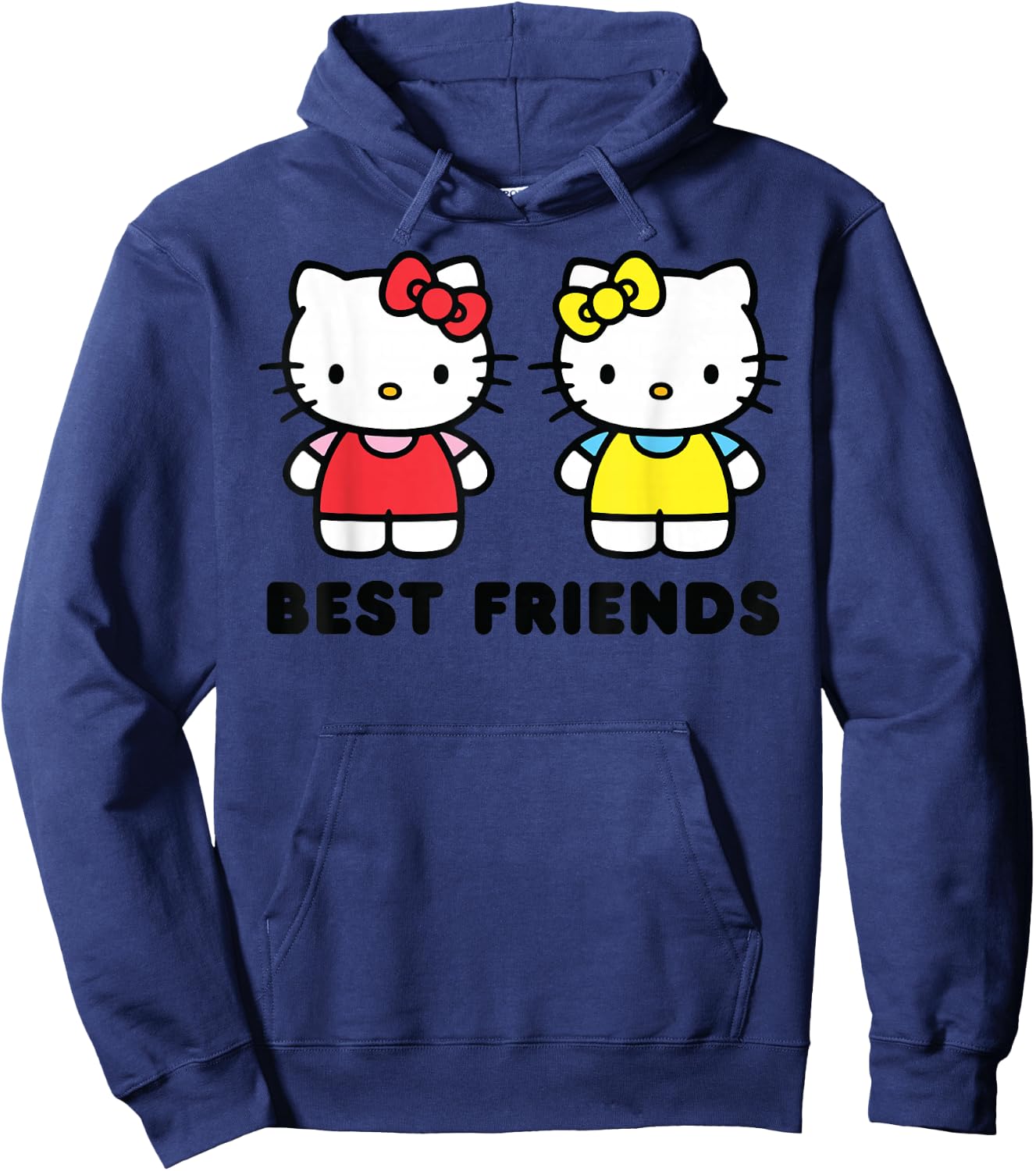 Hello Kitty and Mimmy Best Friends Sisters Twins Hoodie - Hoodie | Navy