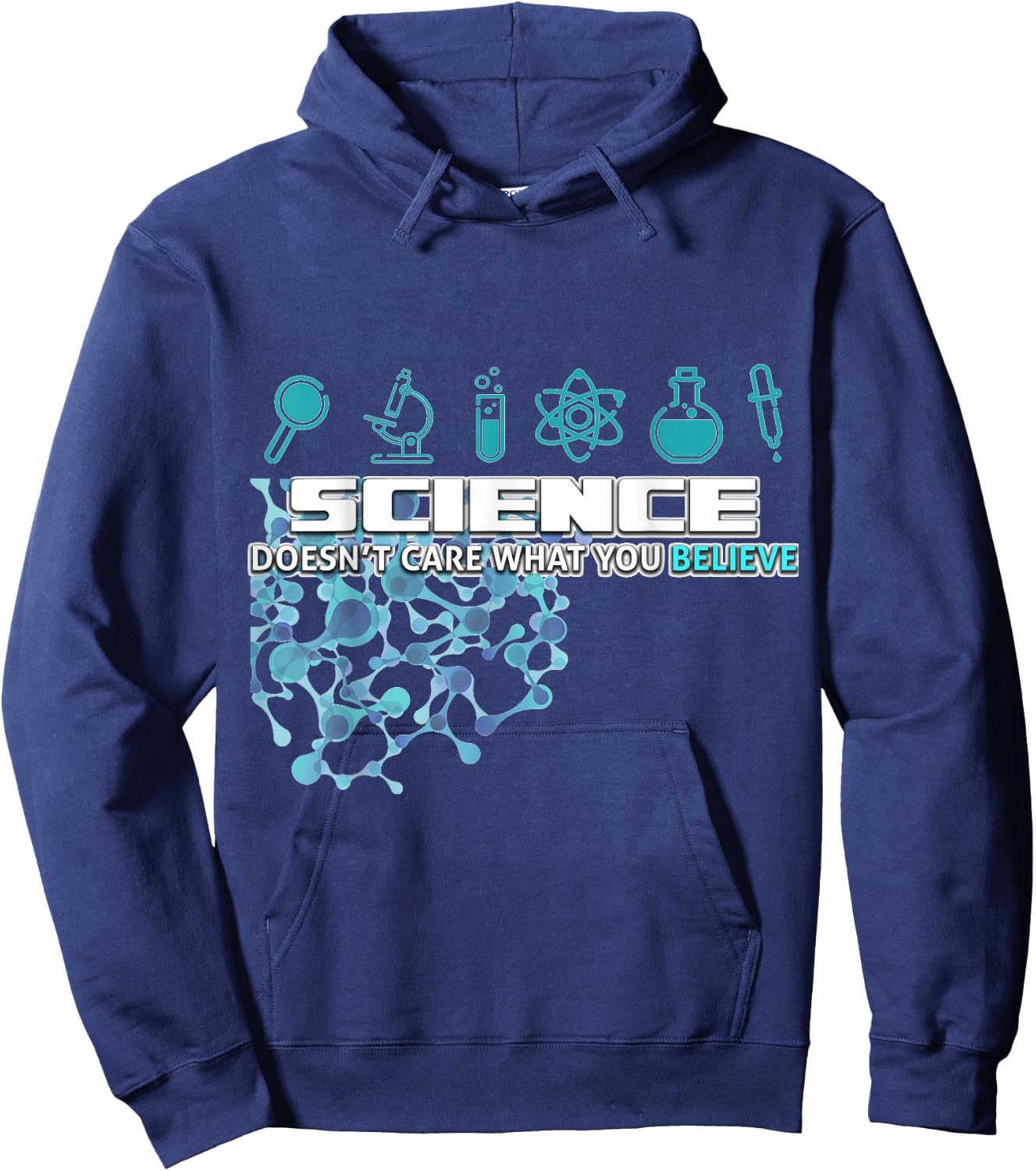 Science doesn't care about your opinion Hoodie - Hoodie | Navy