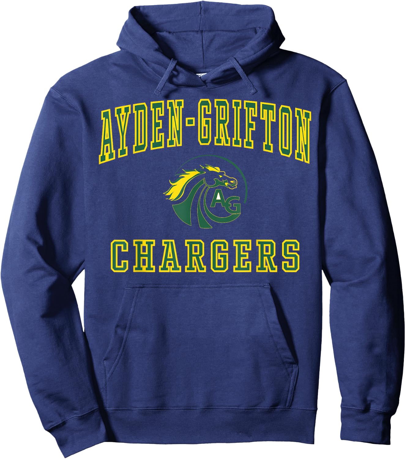 Ayden-Grifton High School Chargers C1 Hoodie - Hoodie | Navy