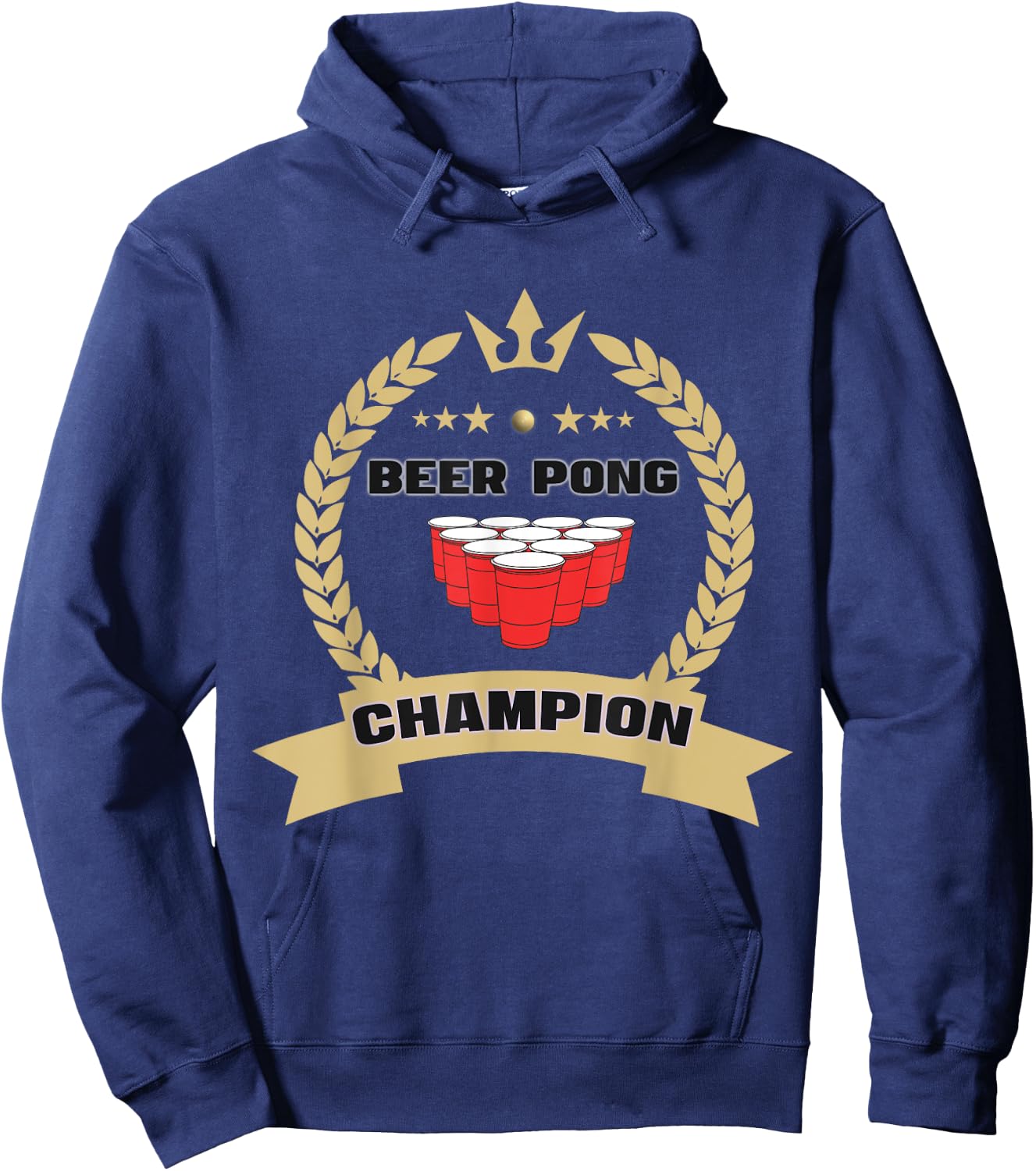 Beer Pong Champion Tournament Master Team Legend Champ Hoodie - Hoodie | Navy