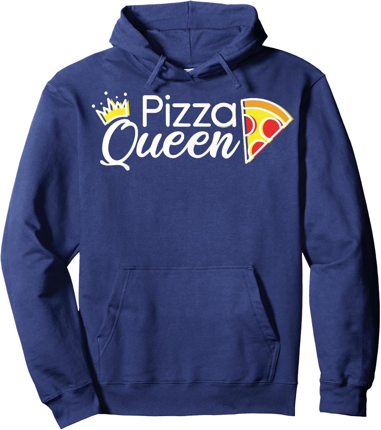 Pizza Queen Gift Girls Women Female Pizza Lover Hoodie - Hoodie | Navy