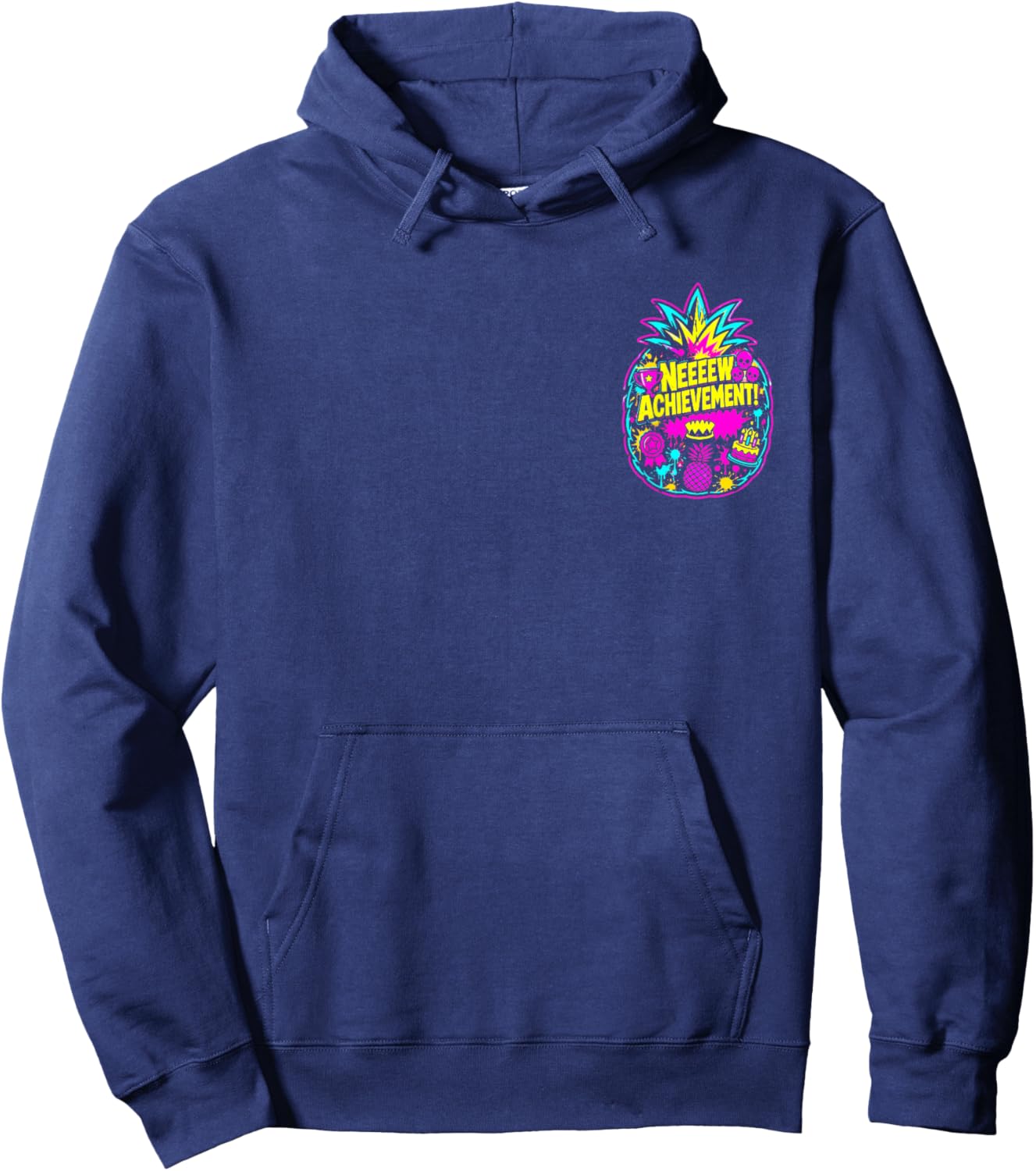 Happy Fathers Day Crawler New Achievement Gamer Dad 2 Sides Hoodie - Hoodie | Navy