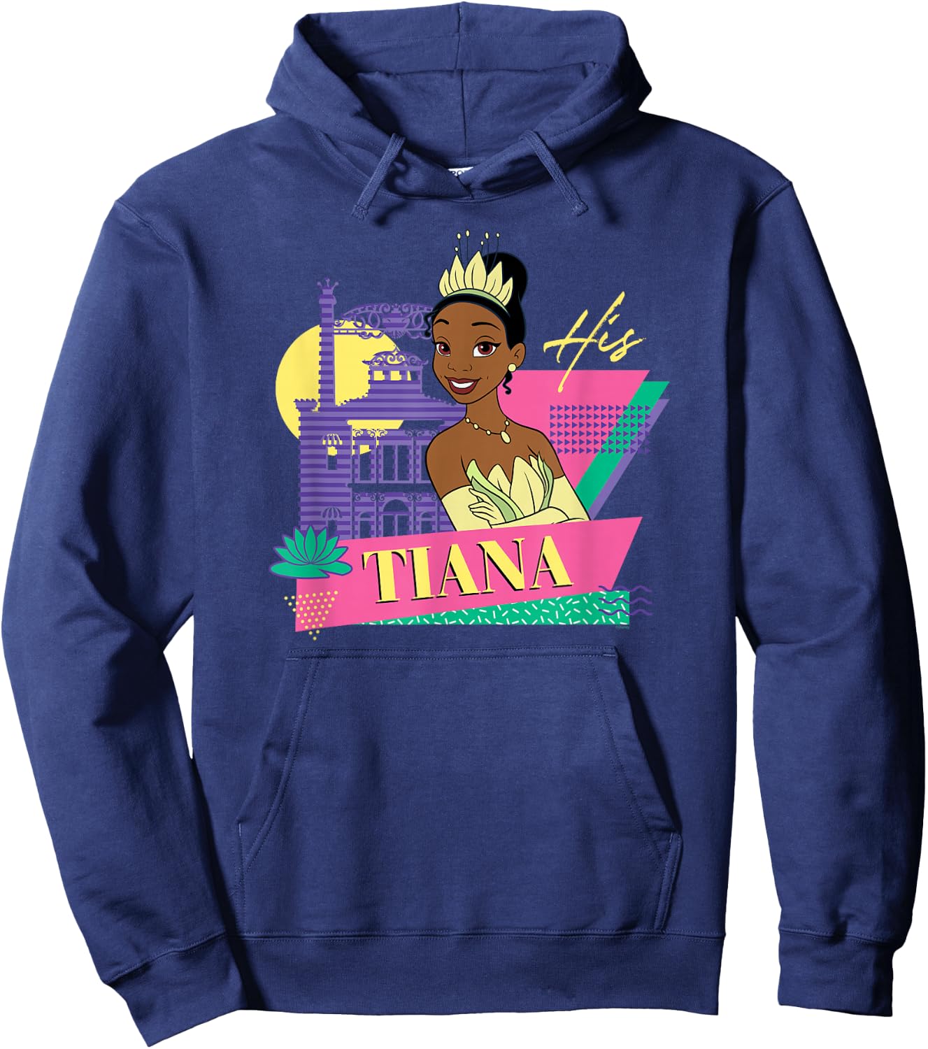 Disney The Princess and The Frog Couples Matching His Tiana Hoodie - Hoodie | Navy