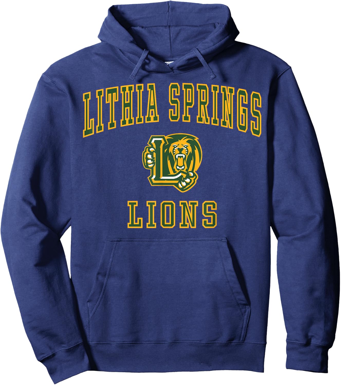 Lithia Springs High School Lions C1 Hoodie - Hoodie | Navy