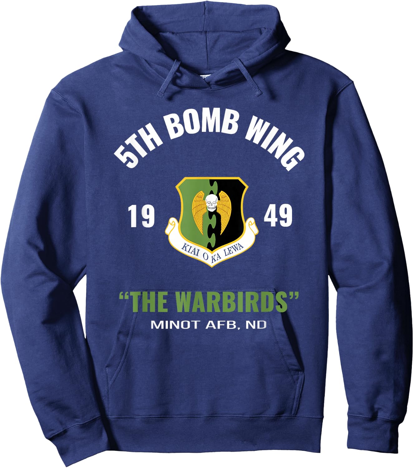 Military 5th Bomb Wing Hoodie - Hoodie | Navy