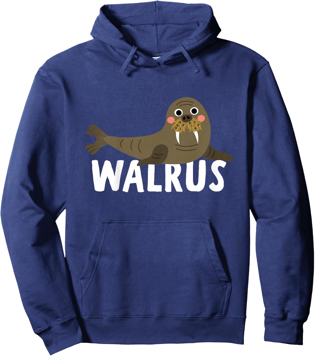 Walrus Shirt For Boys Or Girls | Cute Walrus Gift Hoodie - Hoodie | Navy