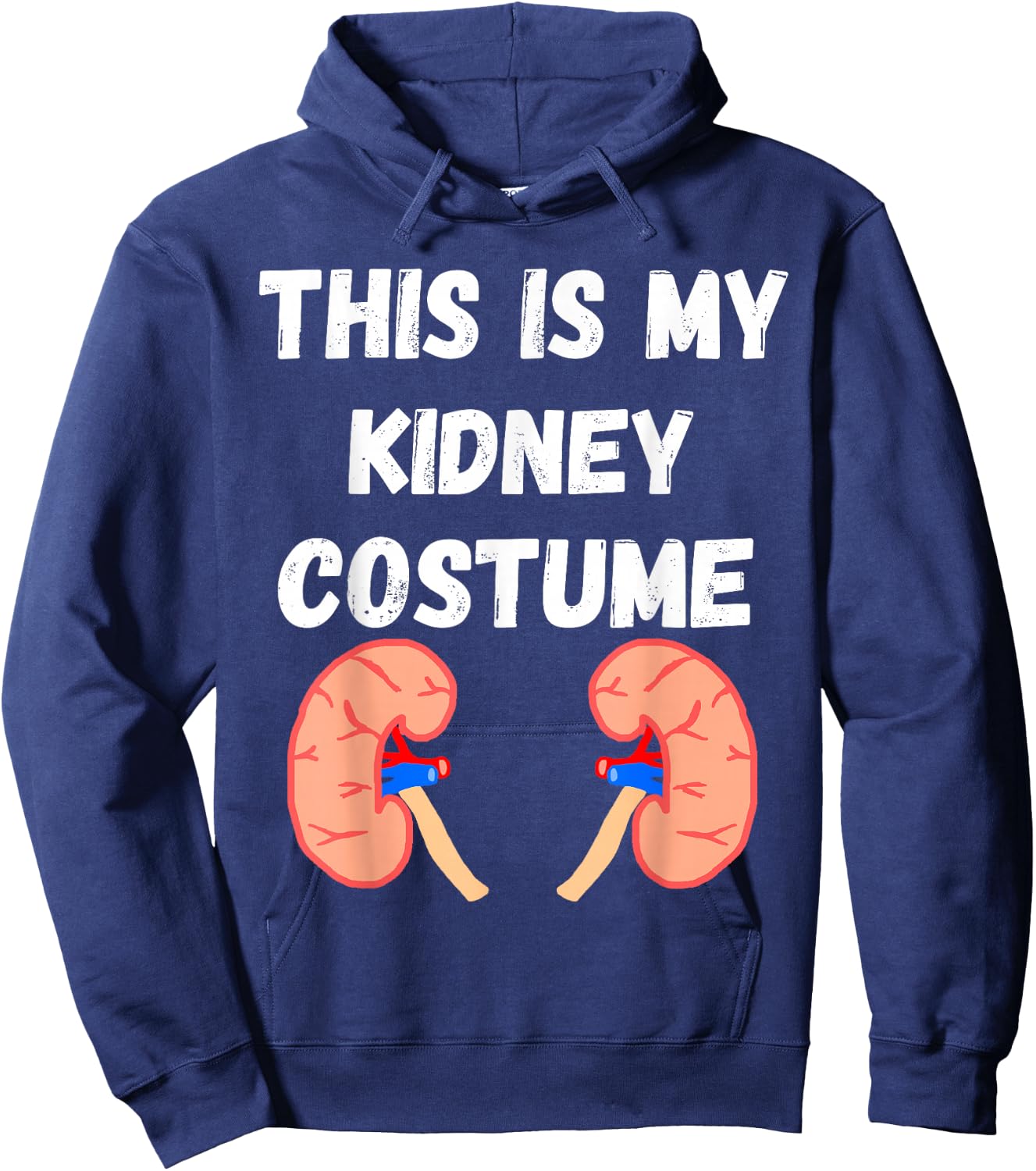 Kidney Costume Kidney Disease Nephrologist Dialysis Patient Hoodie - Hoodie | Navy