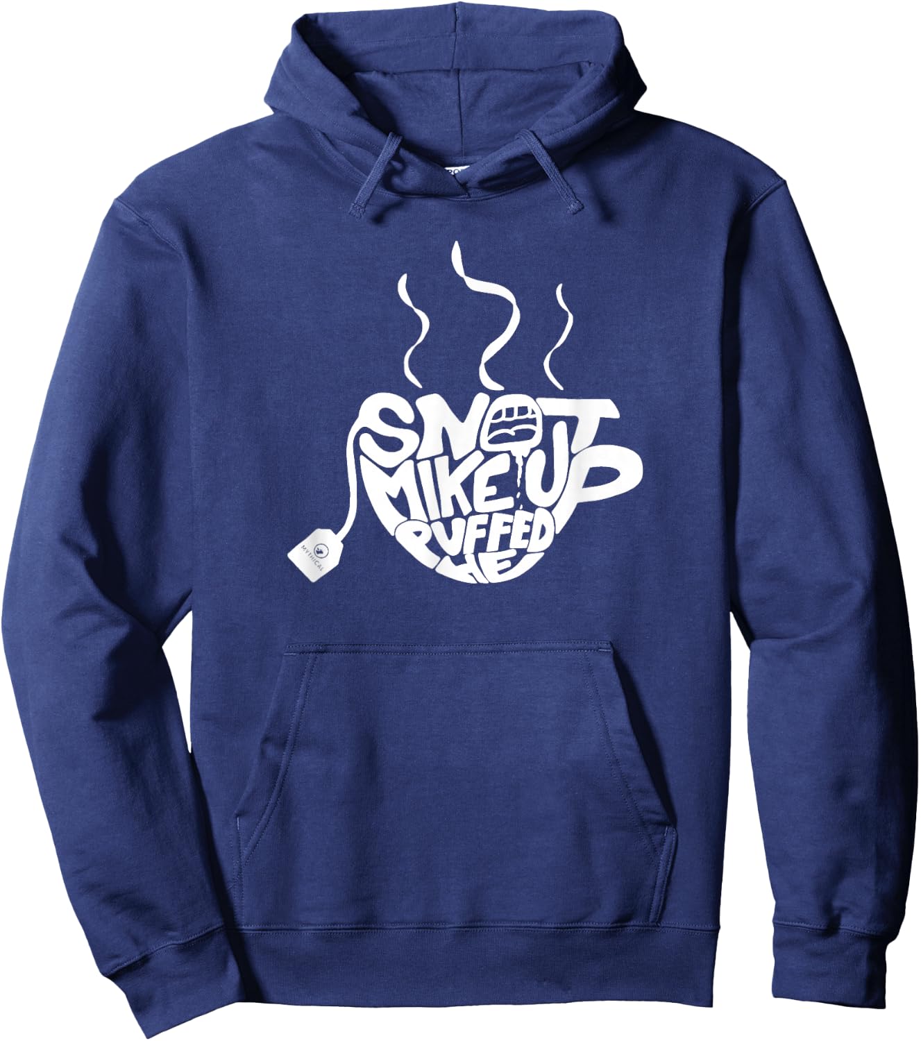 Snot Mike Up Puffed He (Black) Hoodie - Hoodie | Navy