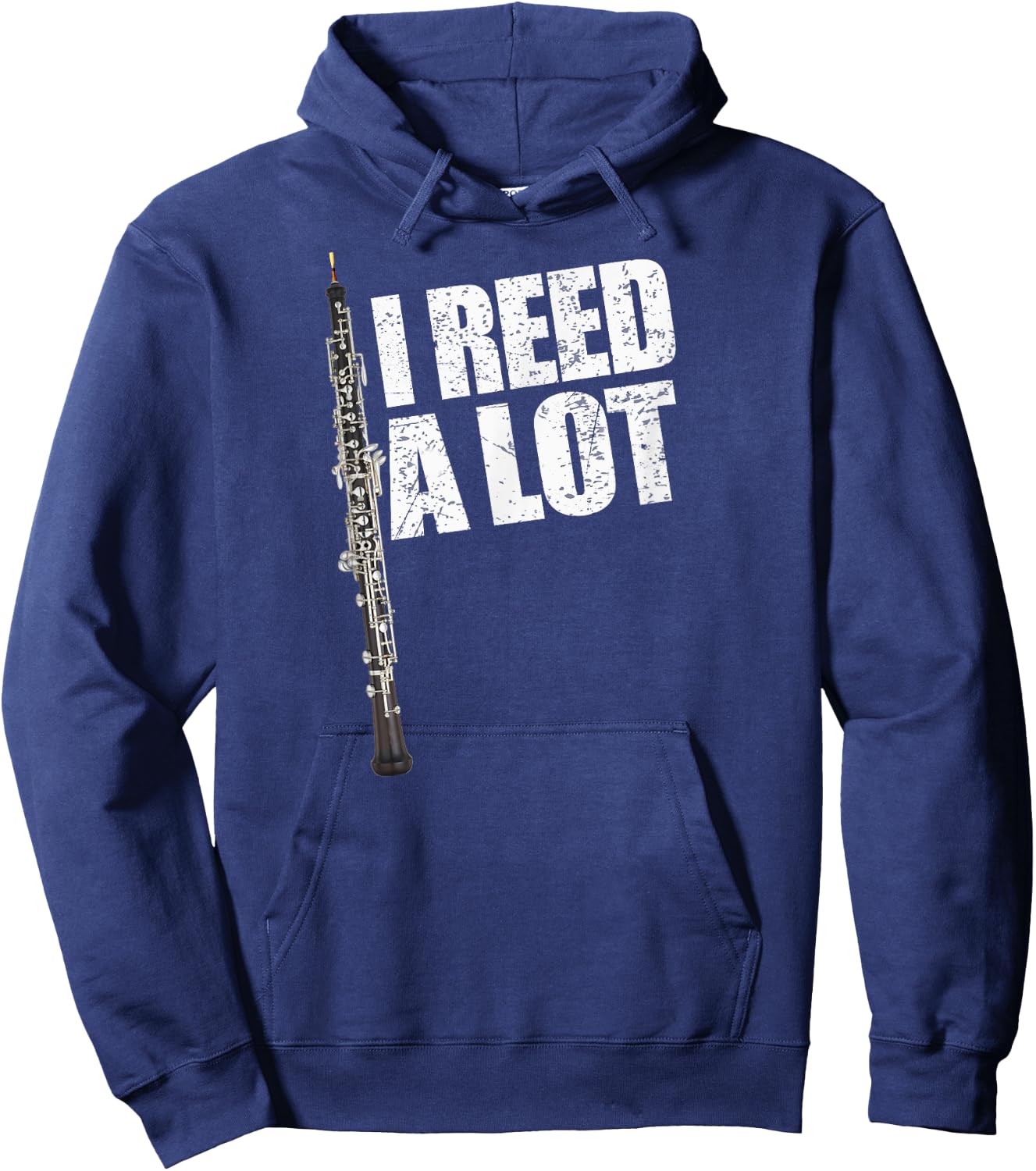 I Reed A Lot Oboe Player Funny Oboes Music Gift Hoodie - Hoodie | Navy