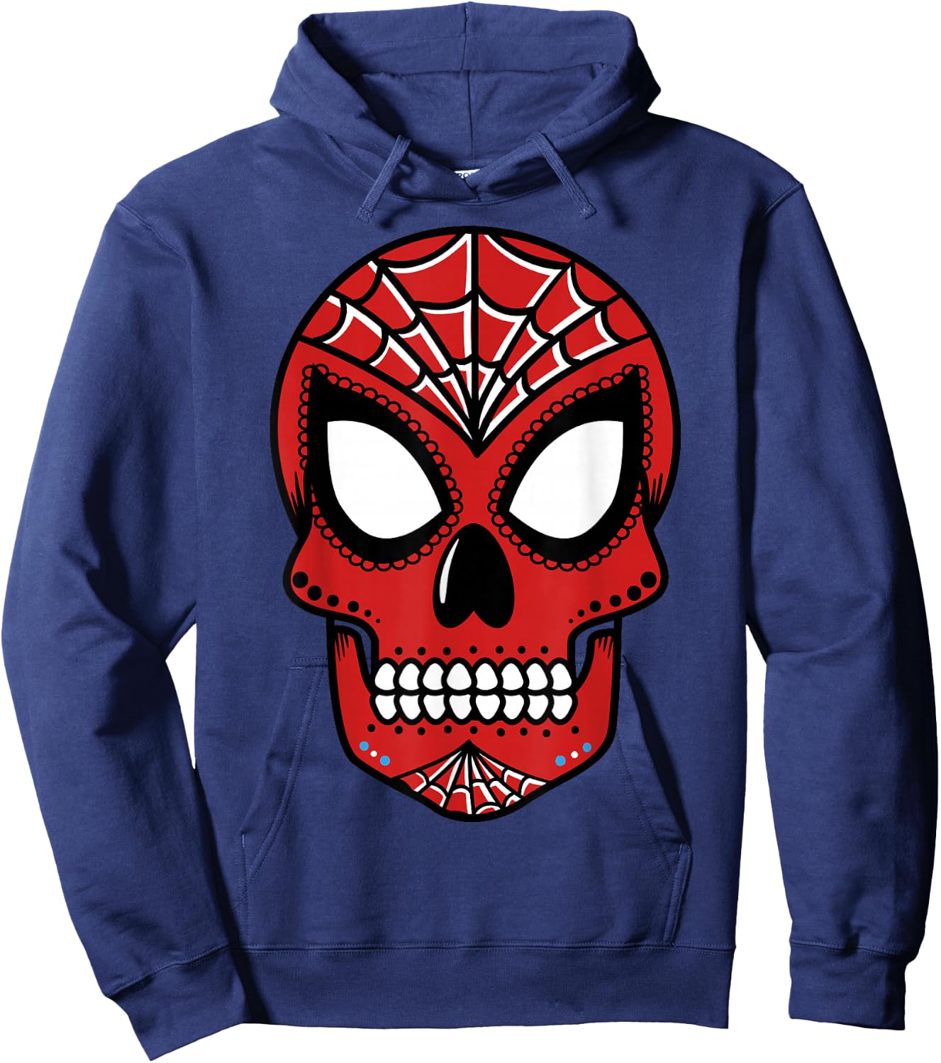 Marvel Spider-Man Sugar Skull Hoodie - Hoodie | Navy