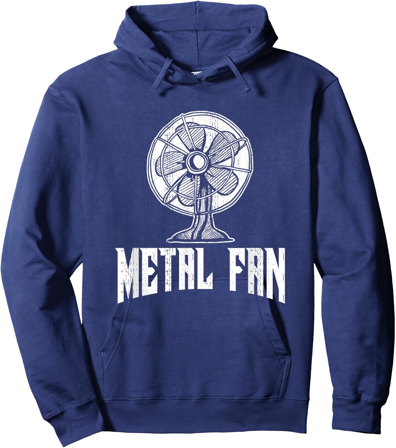 Metal Fan Funny Ventilator Rock & Heavy Metal Fun Hoodie - Hoodie | Navy