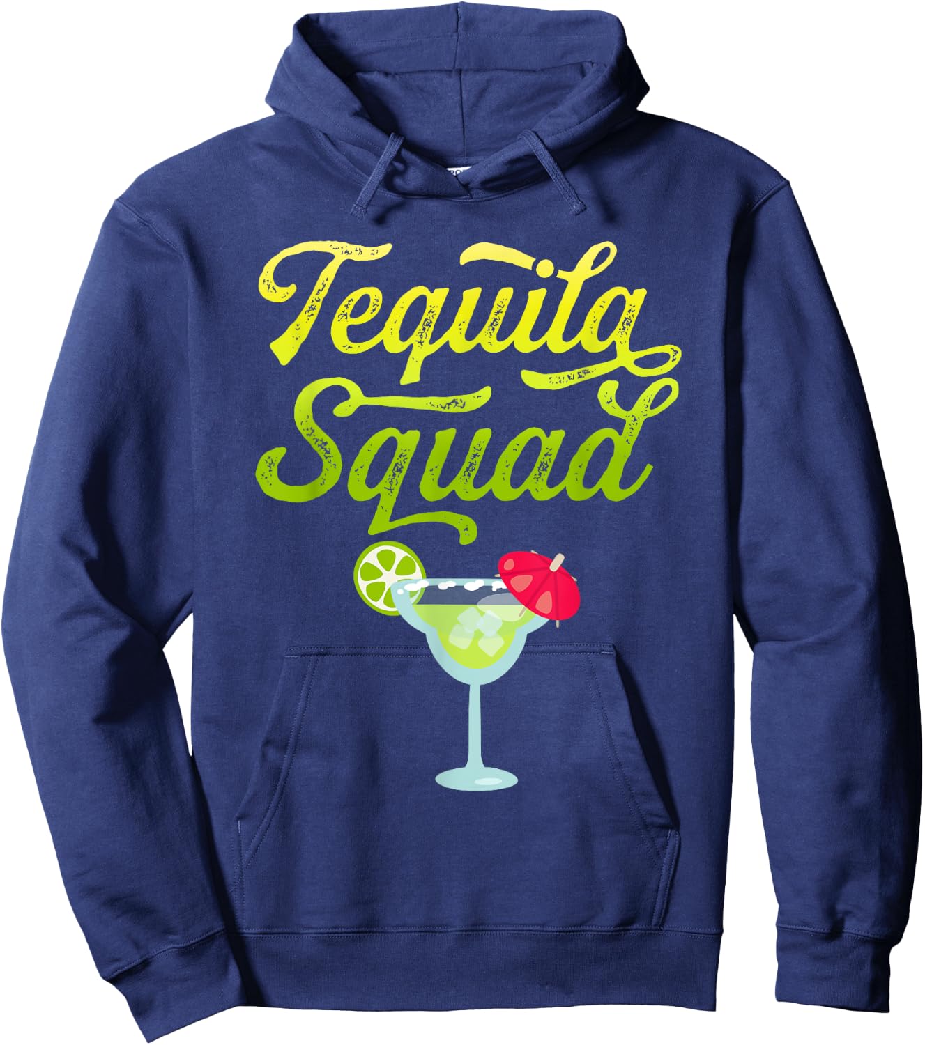 Funny Tequila Squad Novelty Hoodie - Hoodie | Navy