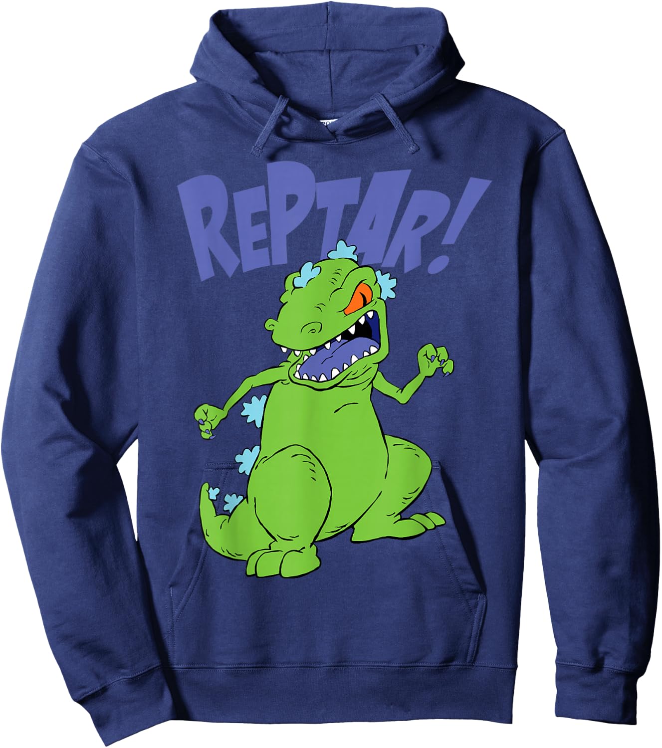 Nickelodeon Rugrats Reptar Destroy Hoodie - Hoodie | Navy