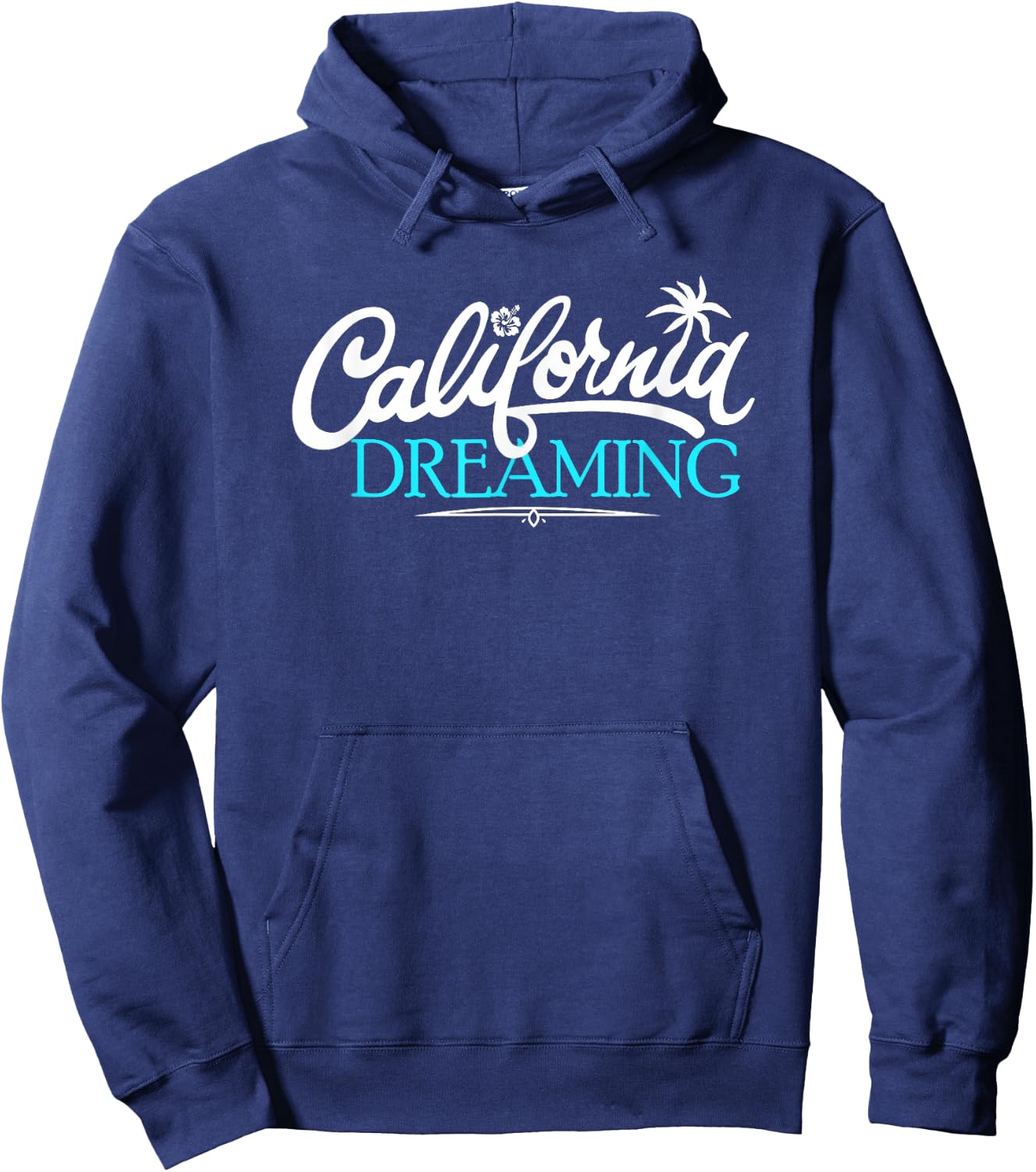 California Dreaming Cali Fun Life Beach Vacation Hoodie - Hoodie | Navy