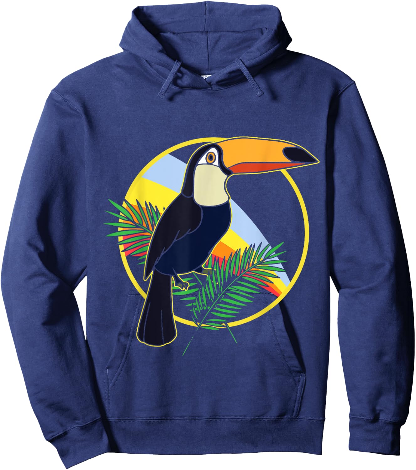 Summer Gift Tropic Toucan Hoodie - Hoodie | Navy