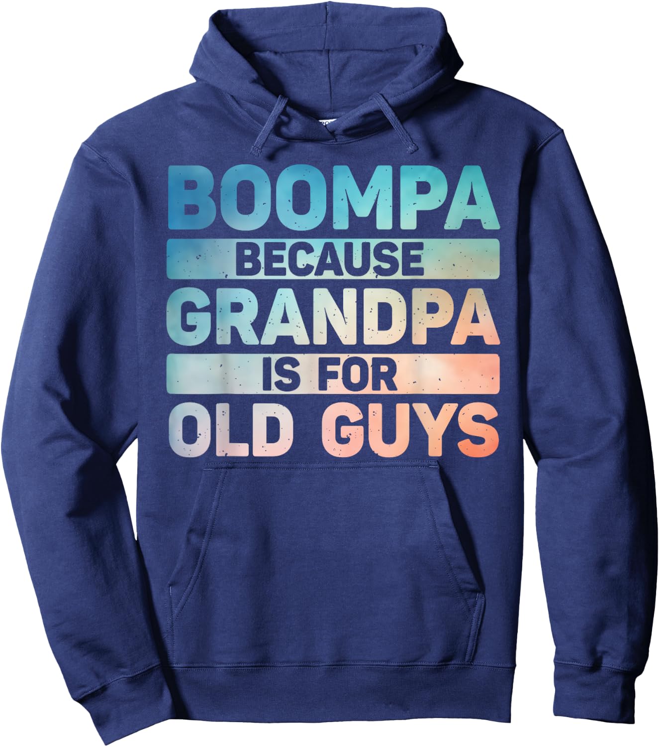 Boompa Design For Grandpa From Grandkids Father's Day Boompa Hoodie - Hoodie | Navy