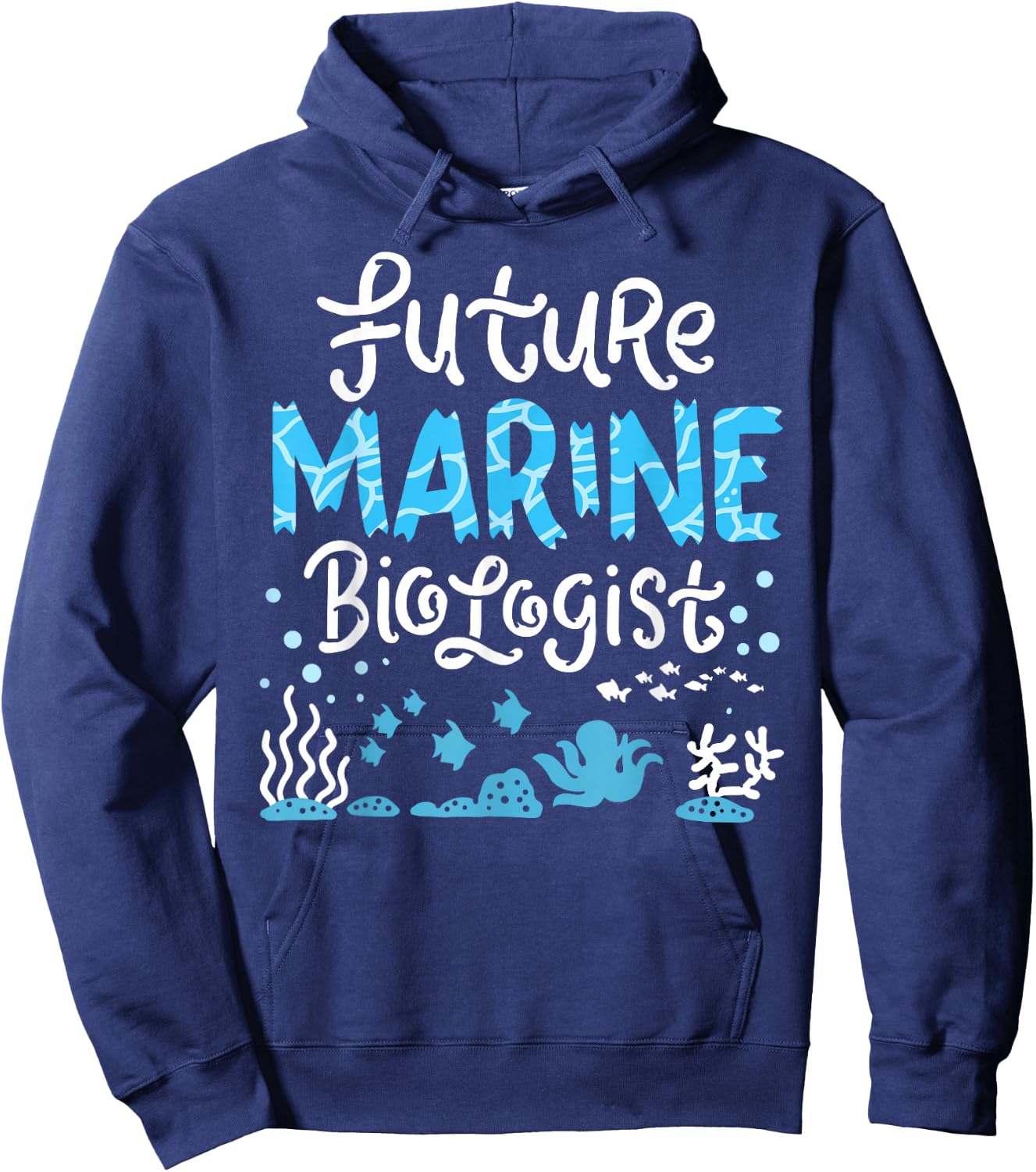 Future Marine Biologist Student Hoodie - Hoodie | Navy