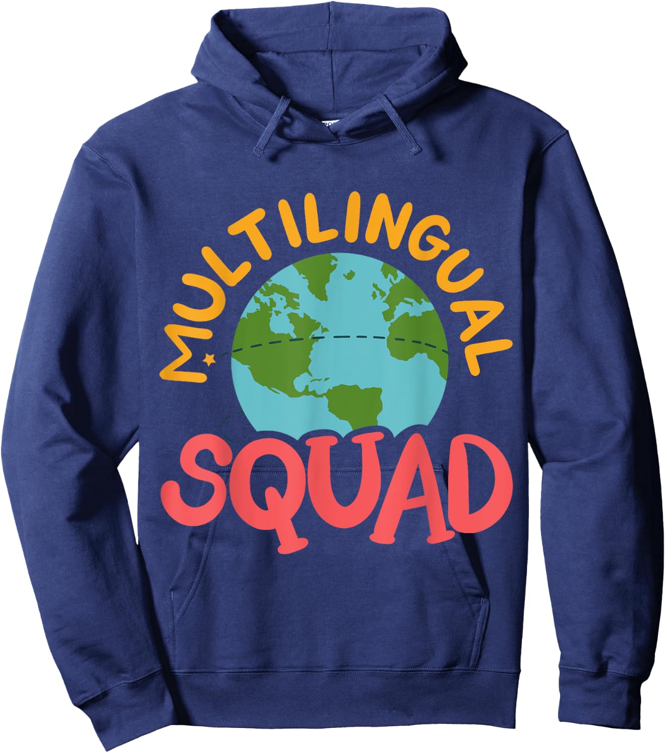 Multilingual Squad Hoodie - Hoodie | Navy