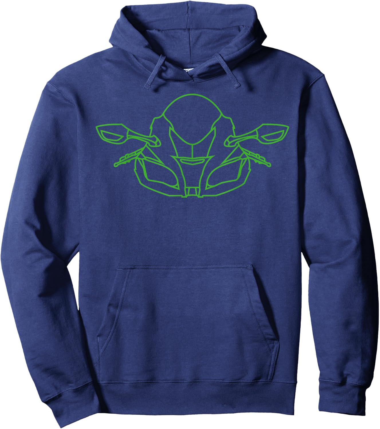 Ninja sport bike motorcycle Hoodie - Hoodie | Navy