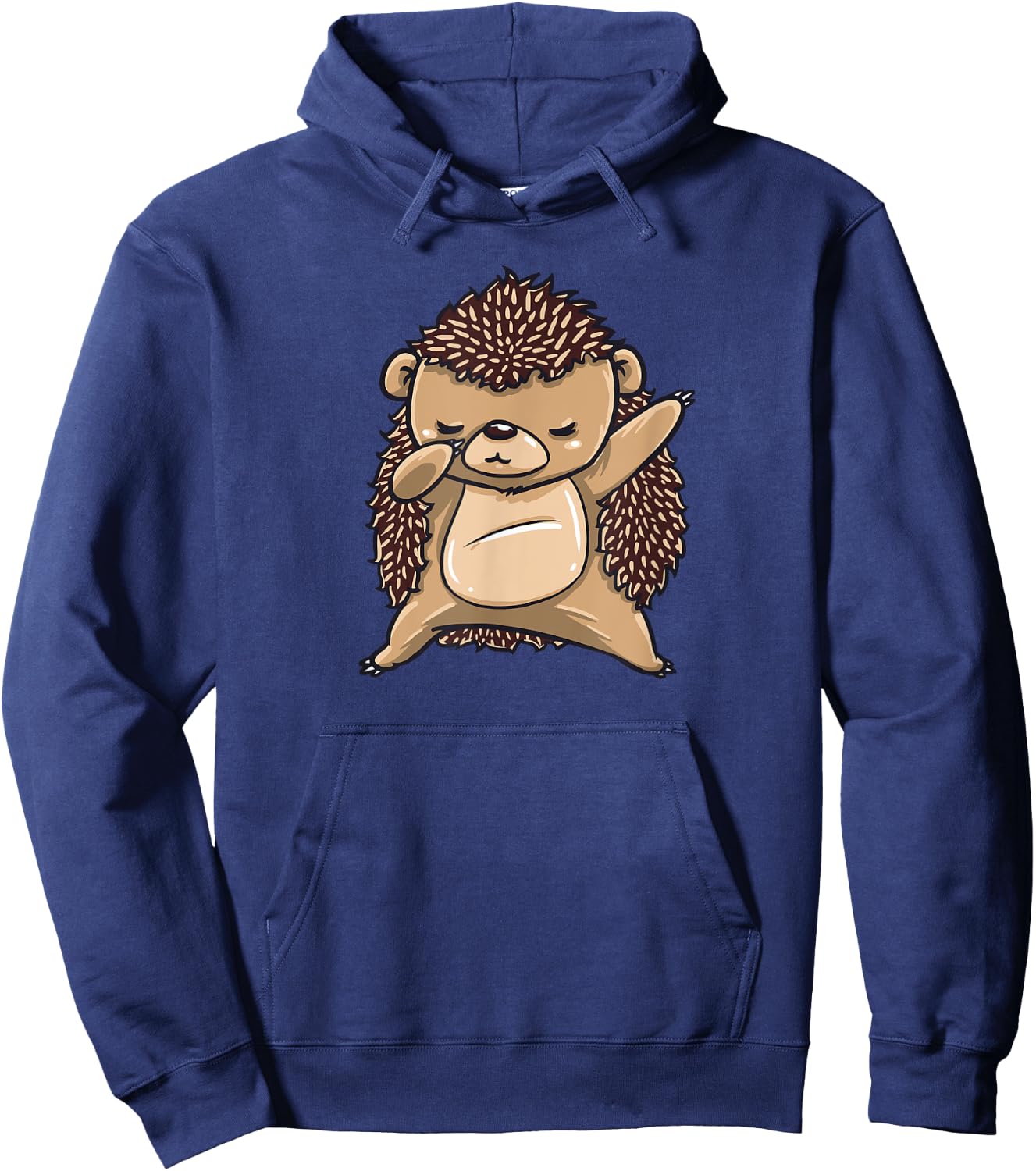 Funny Dabbing Hedgehog shirt kids men Hoodie - Hoodie | Navy