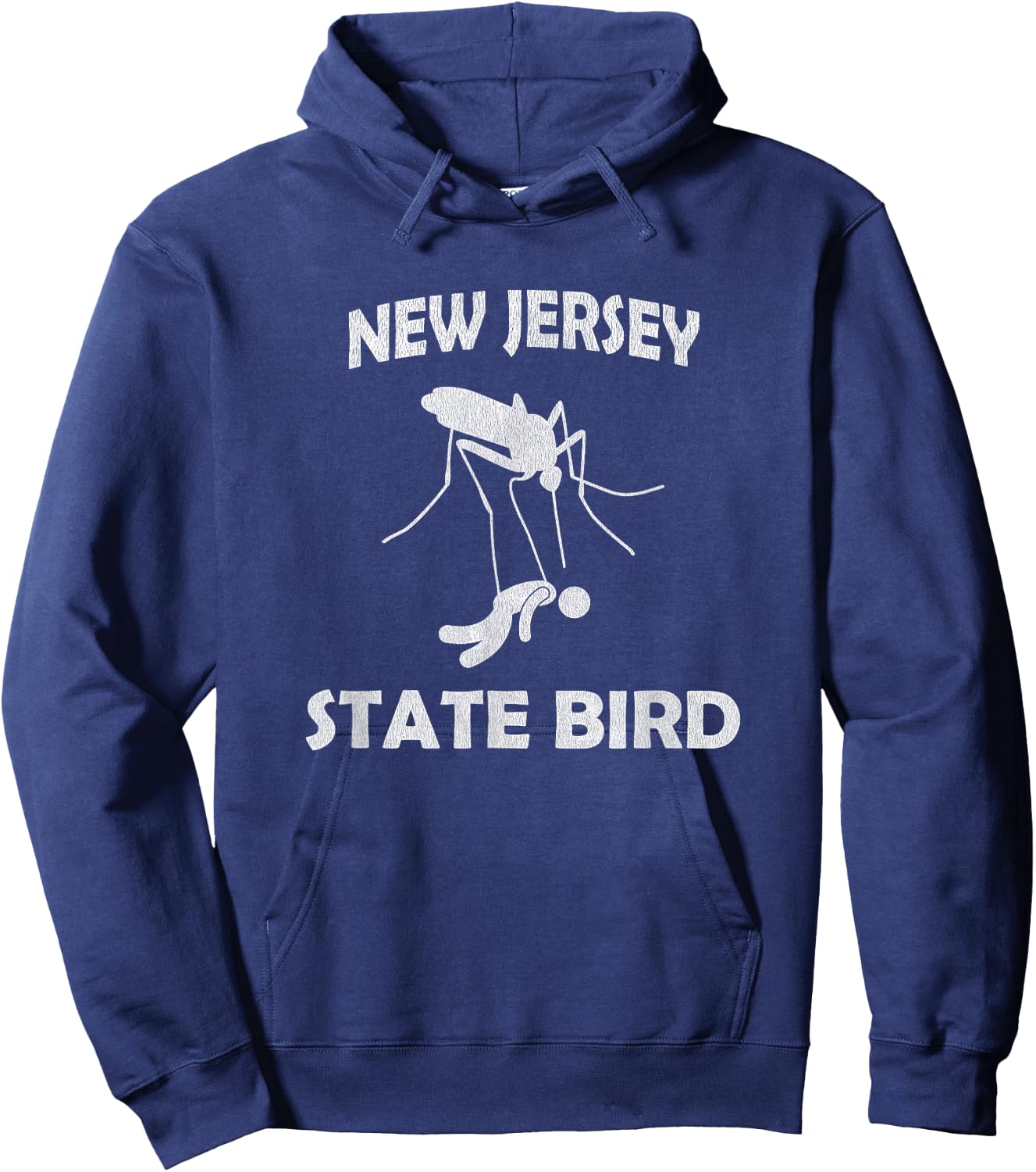 New Jersey Mosquito State Bird Funny Outdoors Hoodie - Hoodie | Navy