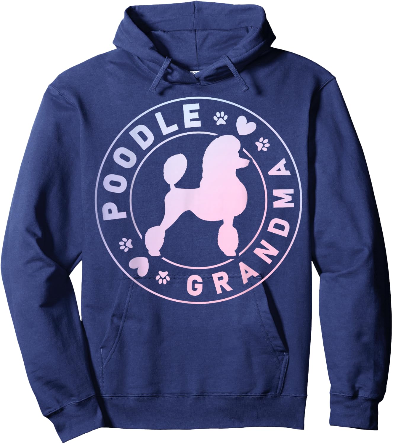 Poodle Grandma Poodle Dog Lover Hoodie - Hoodie | Navy