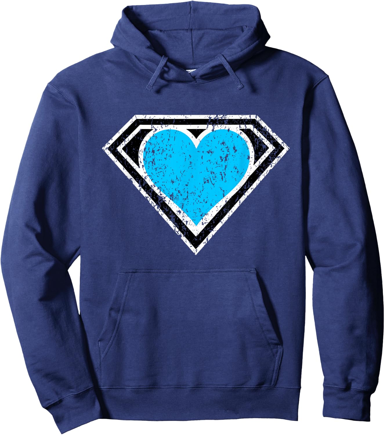 Distressed Kindness is My Superpower Choose Kind Bully Shirt Hoodie - Hoodie | Navy