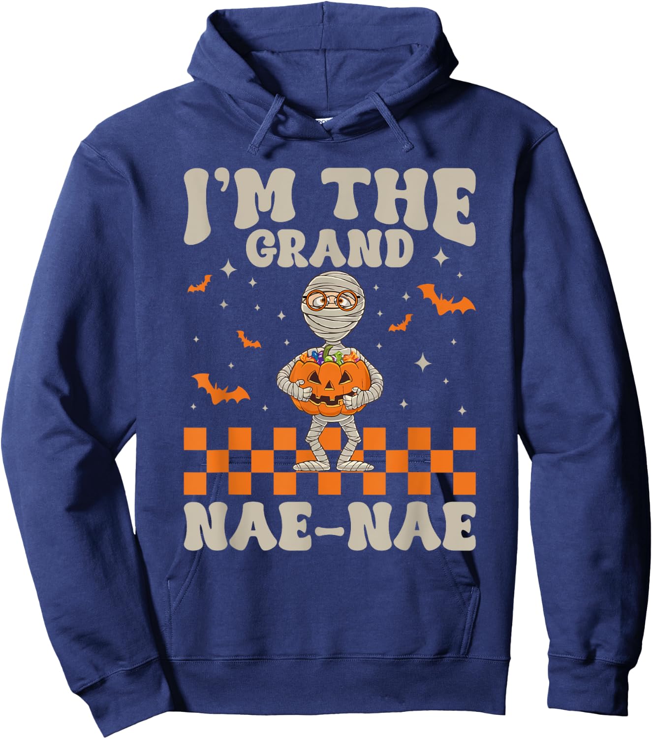 Funny Grandma Halloween Shirt I'm The Grand Nae-Nae Hoodie - Hoodie | Navy