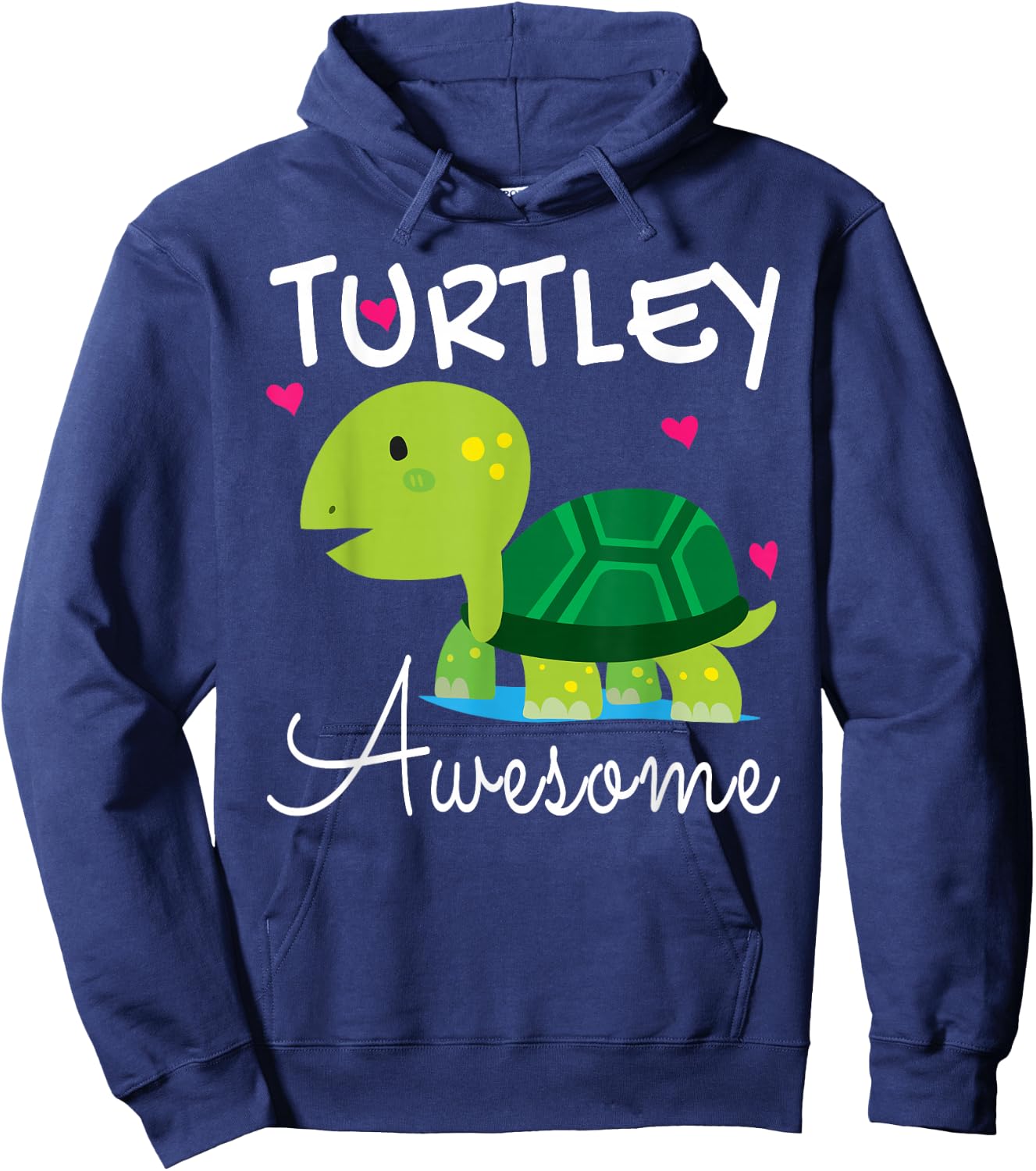 I Love Turtles - Turtley Awesome Shirt for Kids,Girls Hoodie - Hoodie | Navy