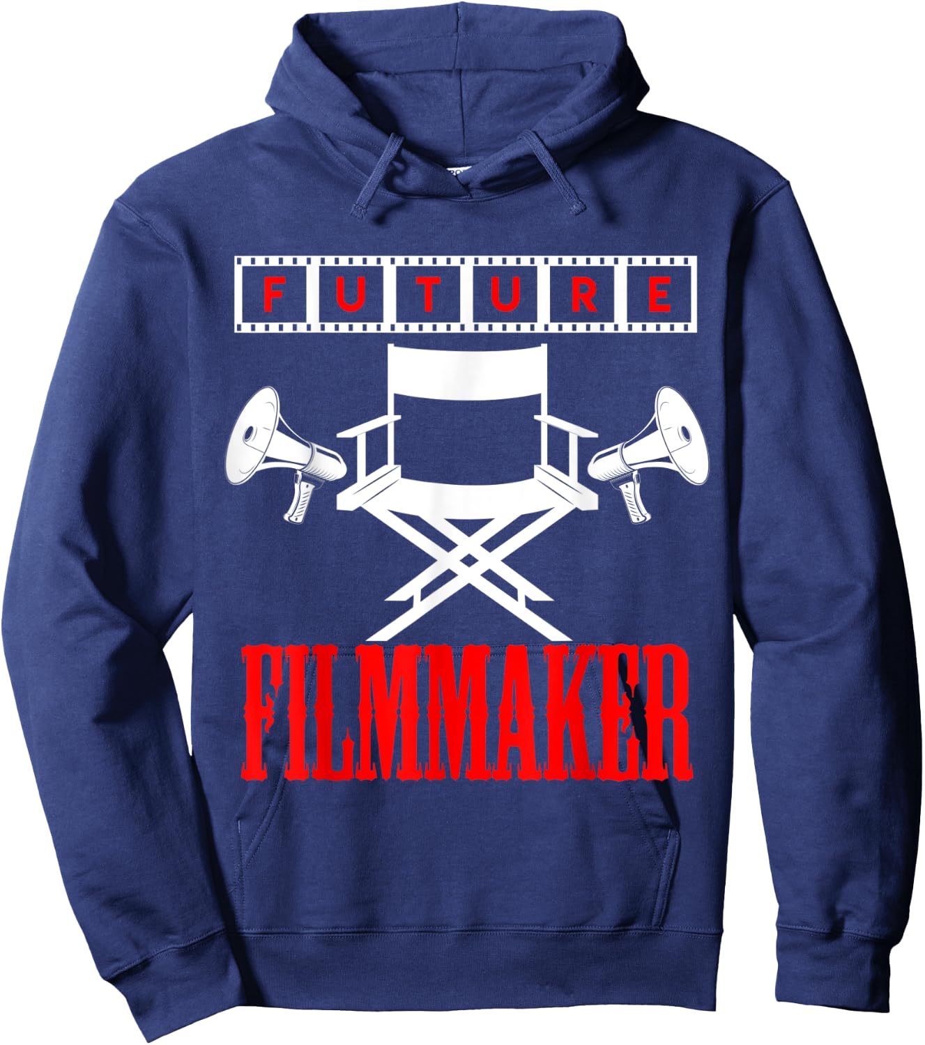 Future Filmmaker Aspiring Movie Director Lover Gift Hoodie - Hoodie | Navy
