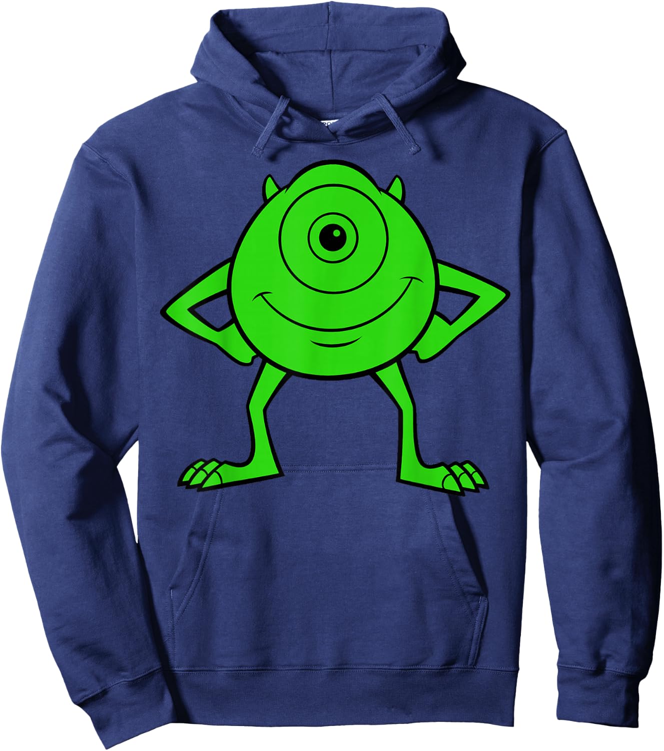 Disney Pixar Monsters, Inc. Mike Wazowski Cyclops Retro Hoodie - Hoodie | Navy