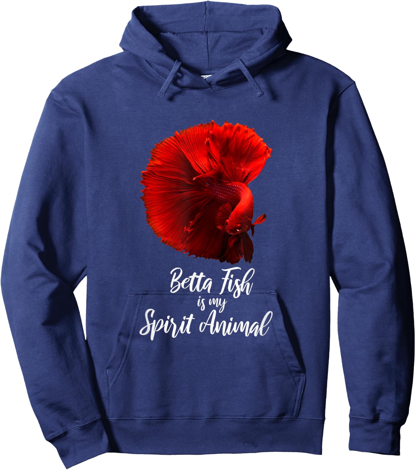 Betta Fish is my Spirit Animal Betta Fish Shirts Hoodie - Hoodie | Navy