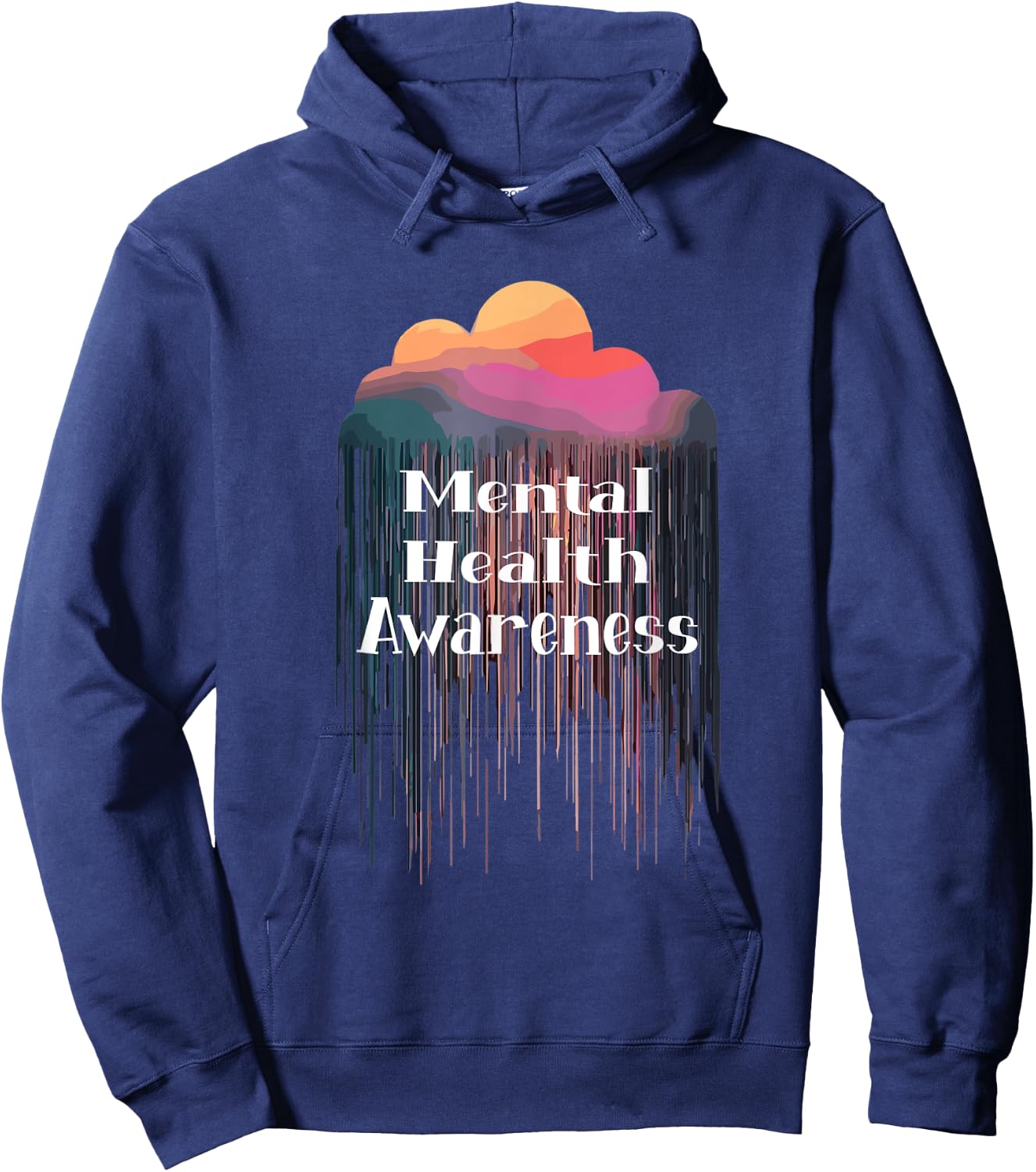 Mental Health Matters End The Stigma Mental Health Awareness Hoodie - Hoodie | Navy