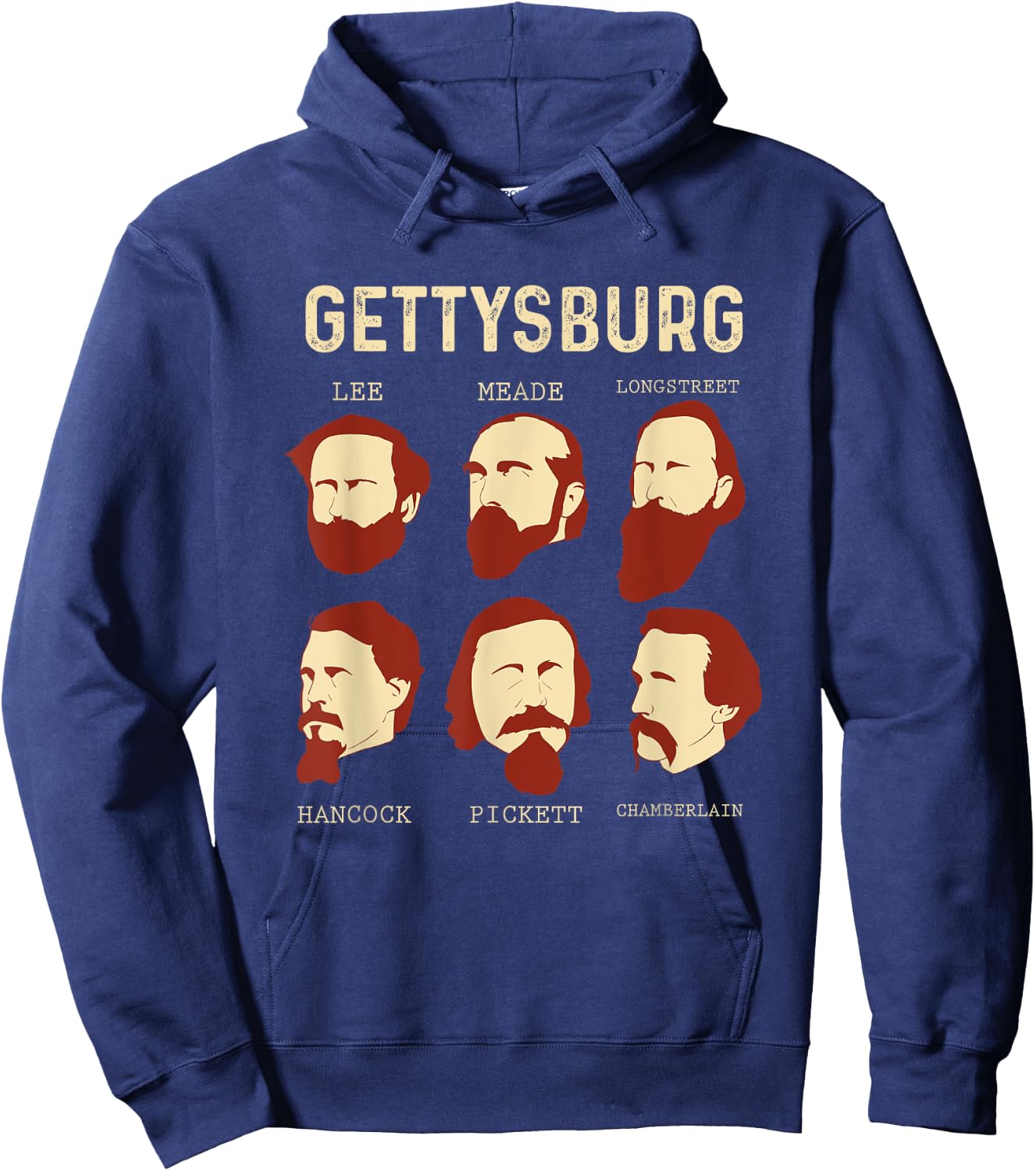 Gettysburg American Civil War Reenactment Reenactor Hoodie - Hoodie | Navy