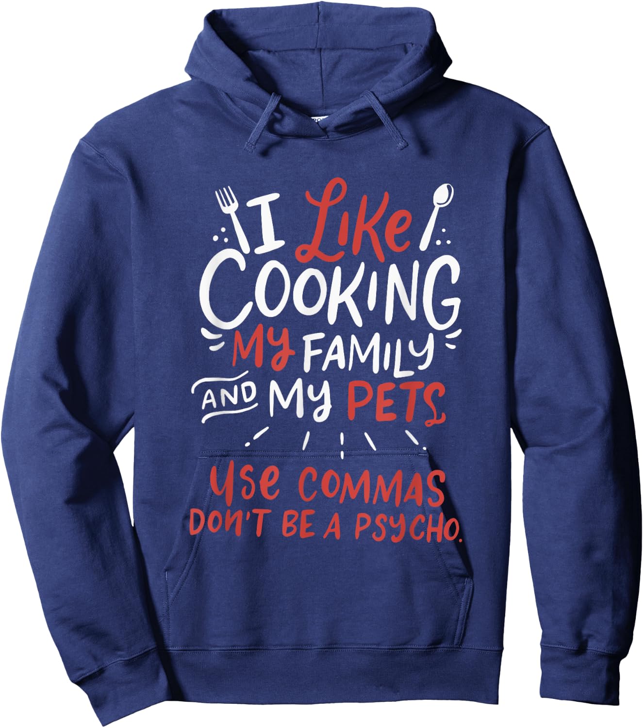 Punctuation Saves Lives I Funny English Grammar Teacher Hoodie - Hoodie | Navy