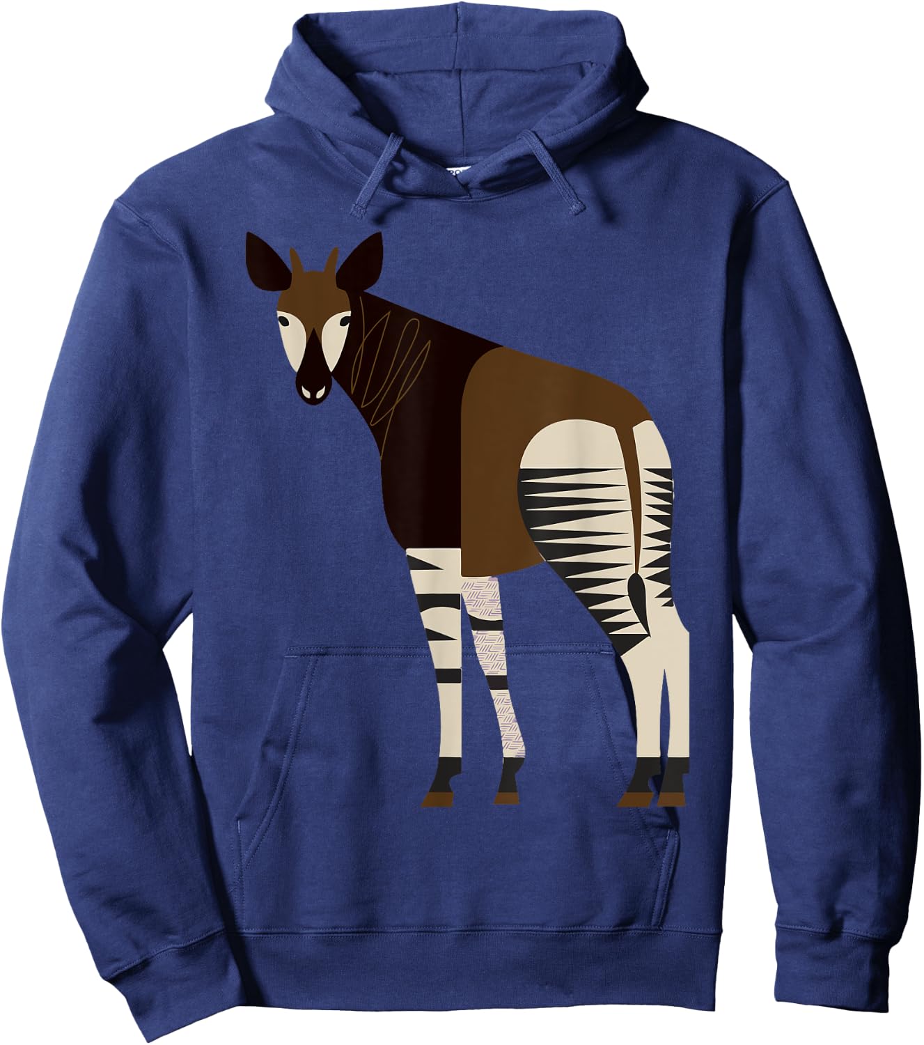 Cute Adorable Okapi Hoodie - Hoodie | Navy