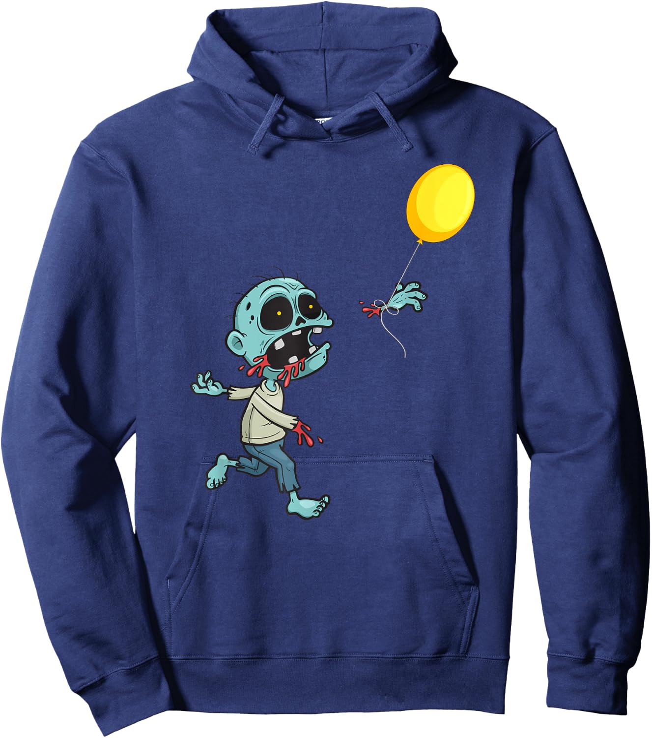 Zombie Birthday Balloon - Funny Cute Zombie Kids & Boys Hoodie - Hoodie | Navy