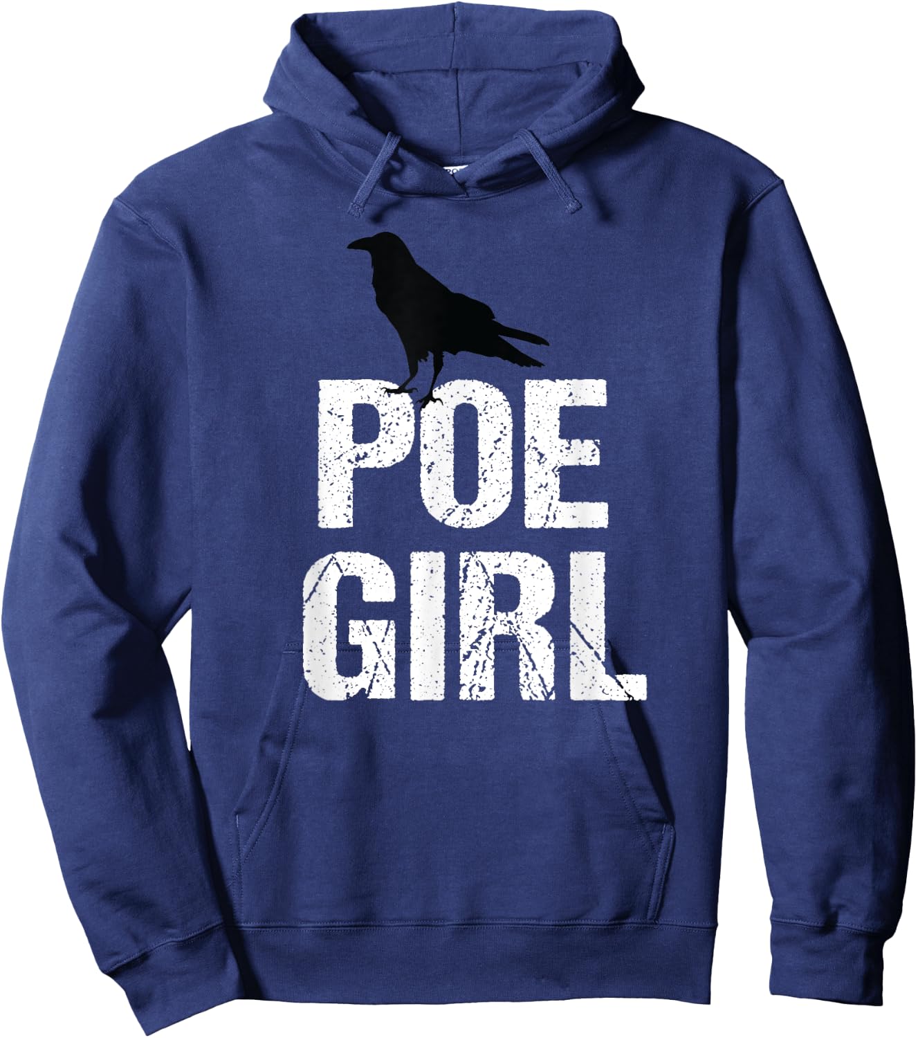 Edgar Allan Poe Funny Poe Girl Hipster Grunge Gift Hoodie - Hoodie | Navy