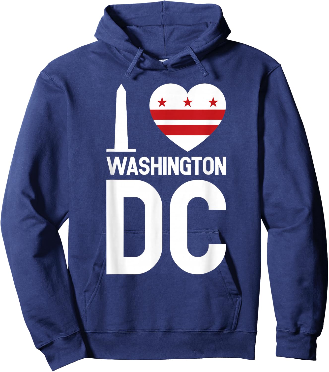 I Love Washington DC Hoodie - Hoodie | Navy
