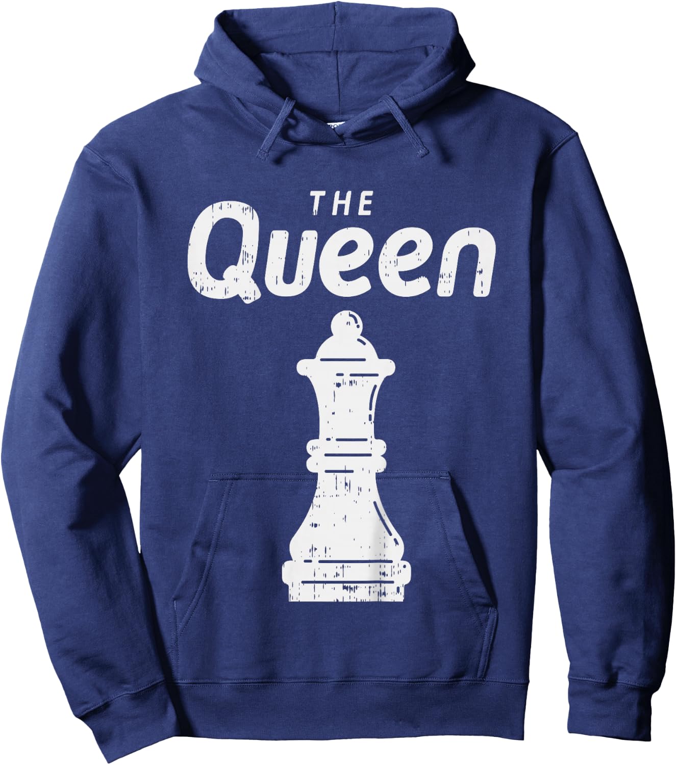 Kids Chess Piece The Queen Shirt Halloween Group Matching Costume Hoodie - Hoodie | Navy